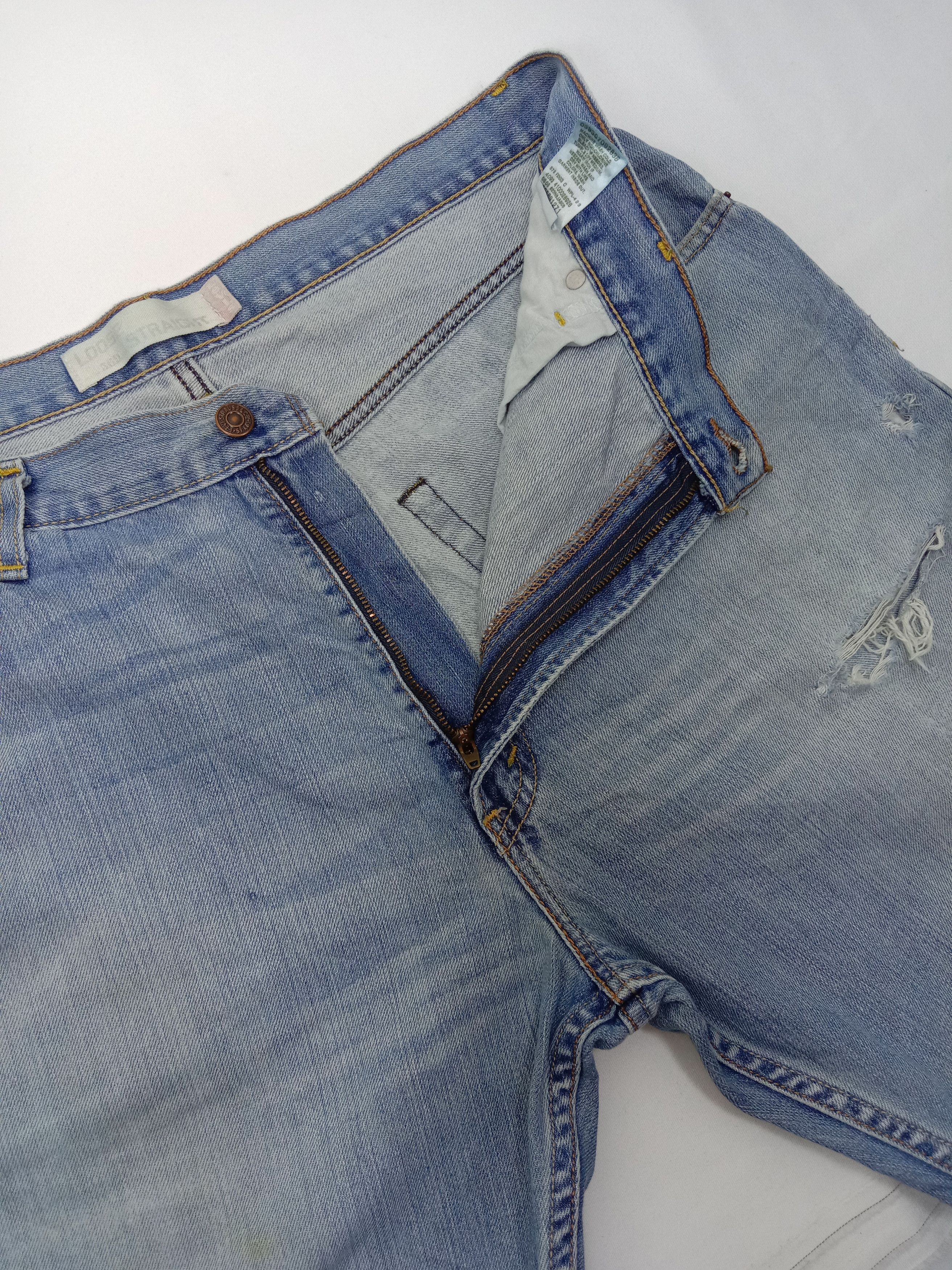 Levi's Vintage Levi's 569 Jeans Loose Straight Distressed Denim Size US 36 / EU 52 - 9 Thumbnail