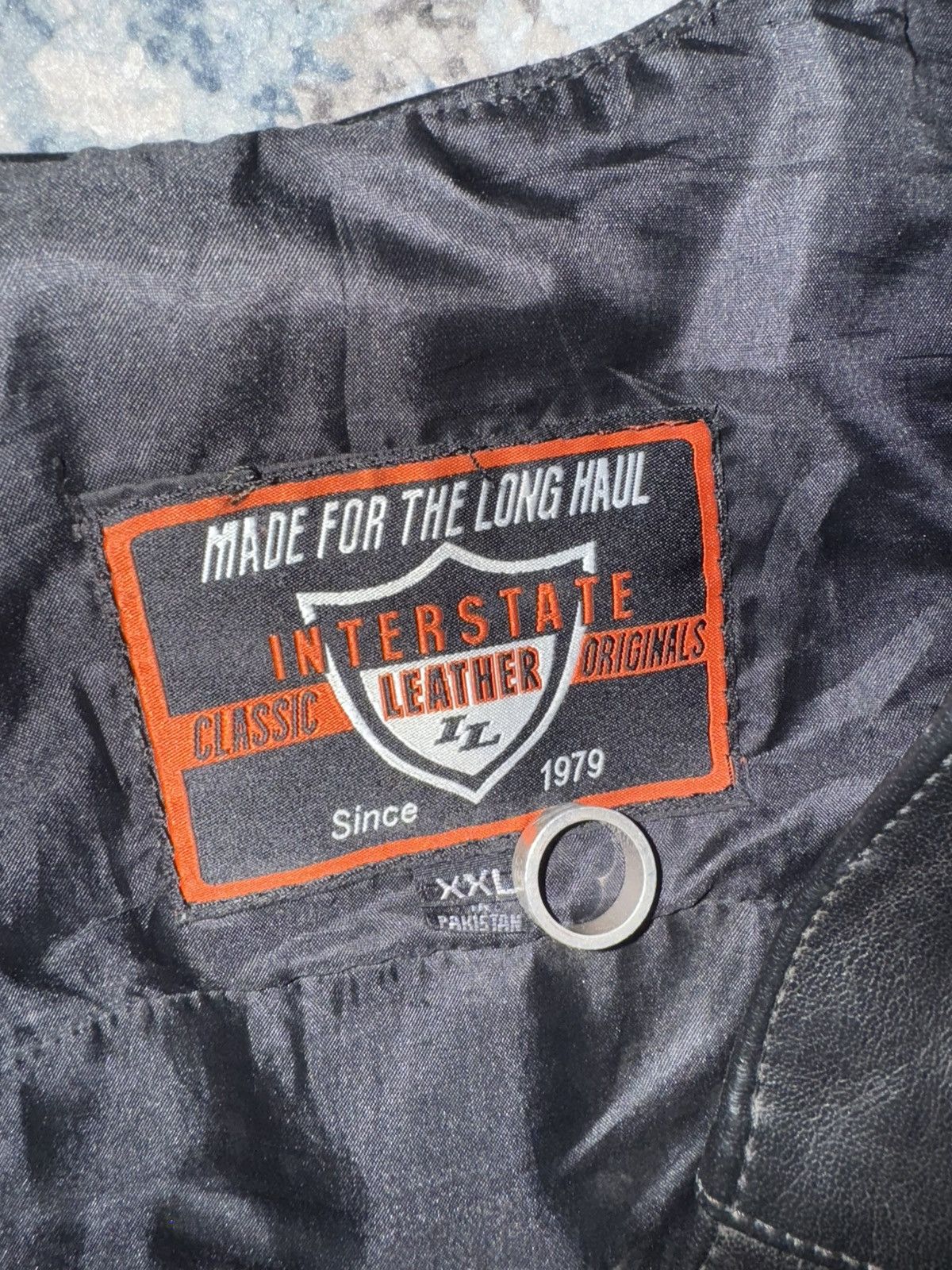 Vintage XXL Interstate leather vest Size US XXL / EU 58 / 5 - 3 Thumbnail