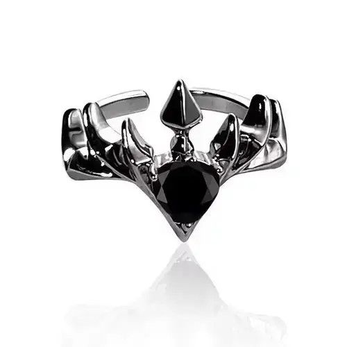 Japanese Brand Tribal Thorn Ring Spike Graffiti Goth Punk Rock Jewelry Size ONE SIZE - 2 Thumbnail
