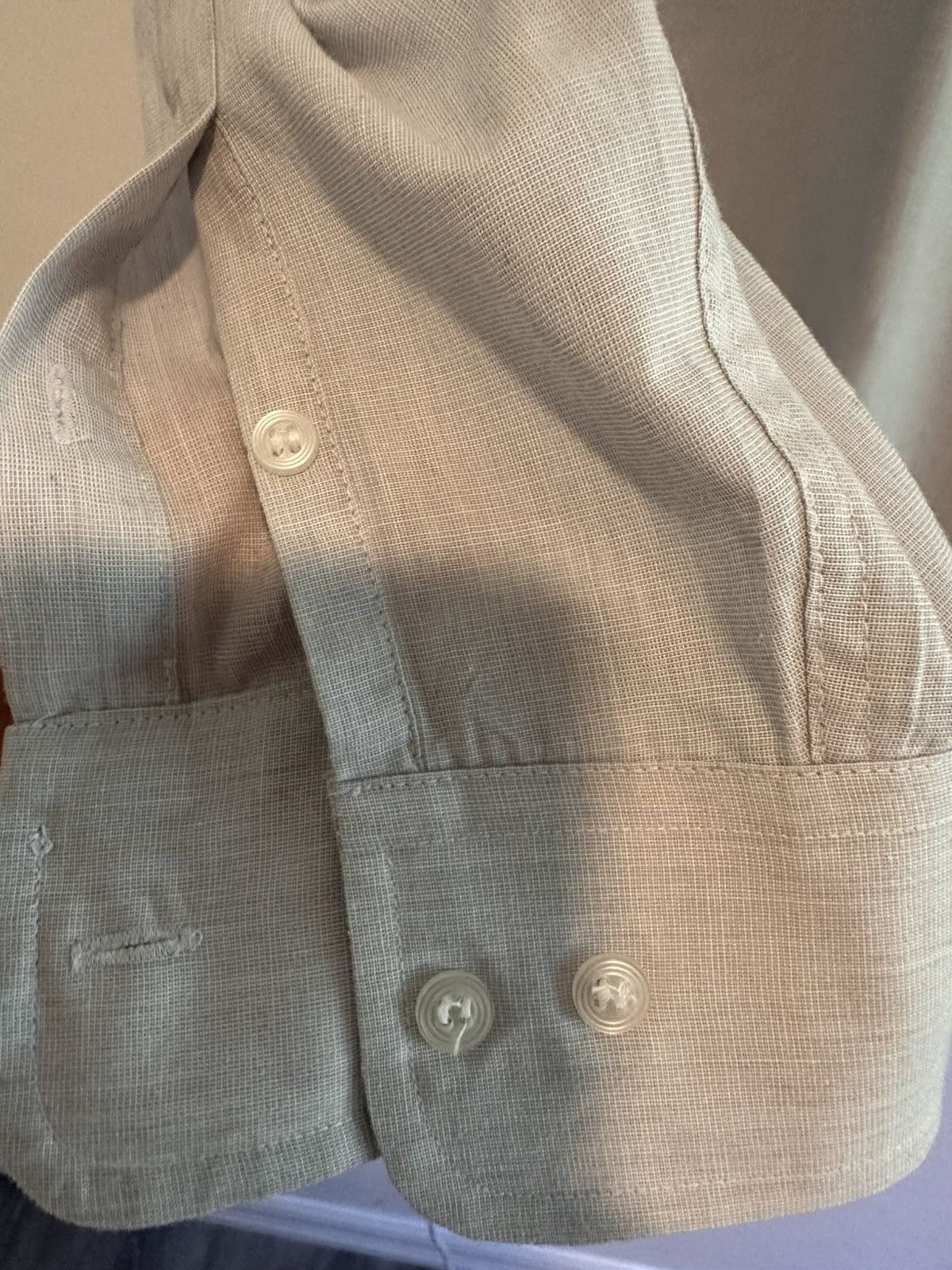Lanvin Grey Button Down Shirt Sz 15