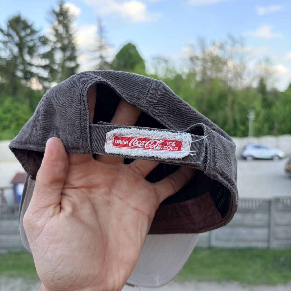 Coca Cola Vintage Coca Cola Cap Distressed Brown Y2K Hat Bottle Open Size ONE SIZE - 6 Thumbnail
