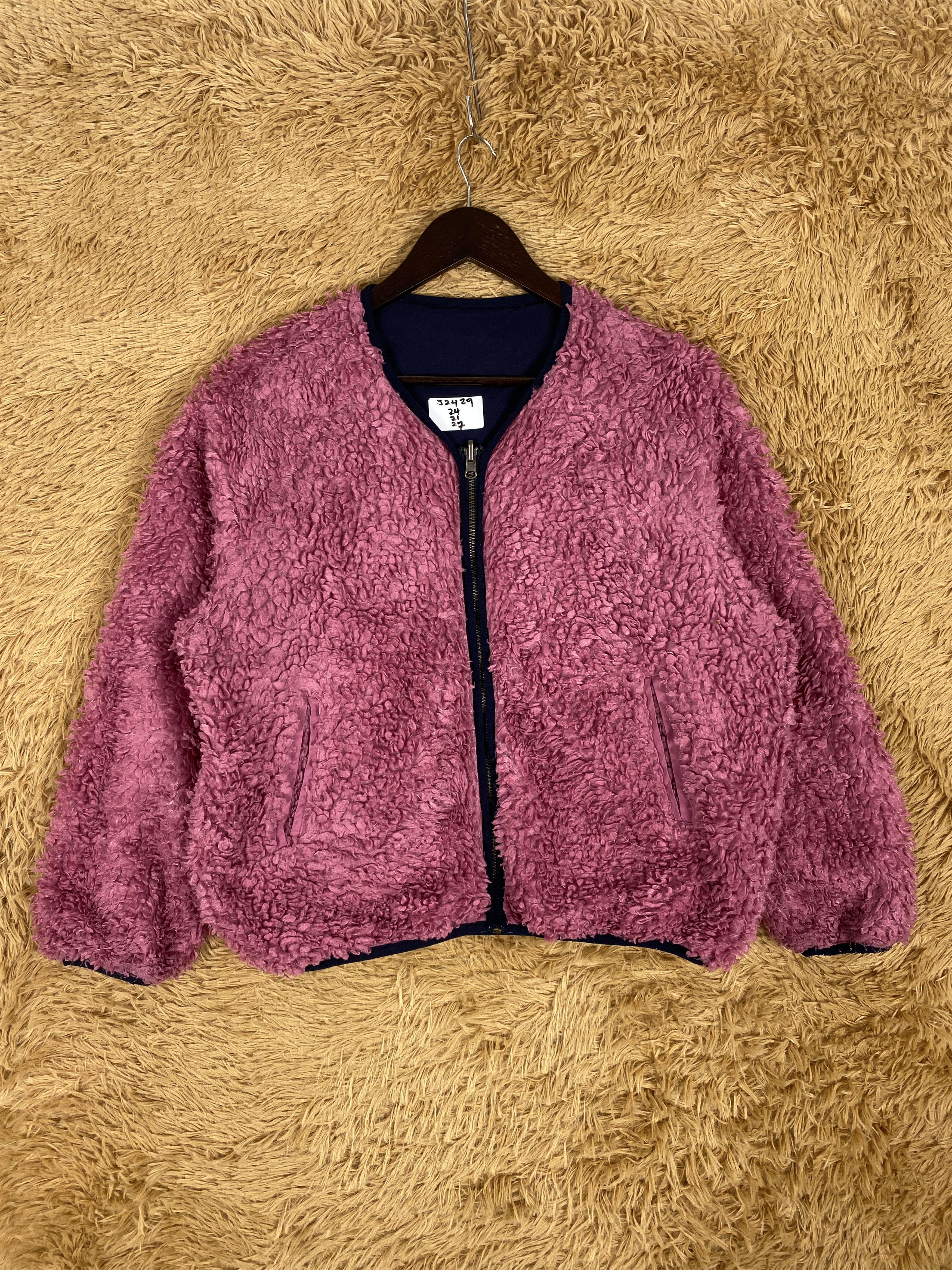 Japanese Brand Vintage Japanese Brand Sherpa Reversible Jacket PJ2429 Size US M / EU 48-50 / 2 - 1 Thumbnail
