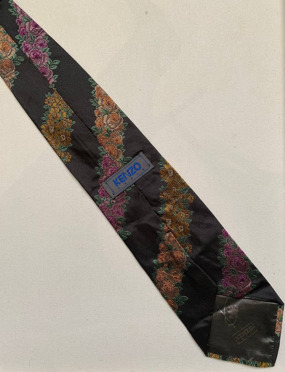 Kenzo Kenzo Cravatte Silk Tie Casual Design Luxury Size ONE SIZE - 1 Thumbnail