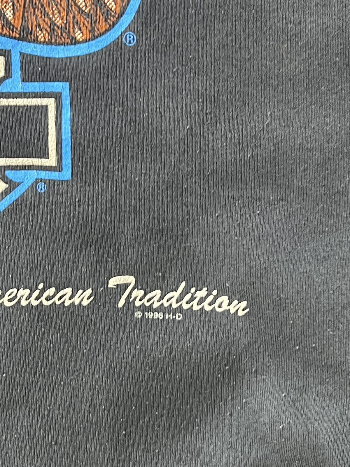Harley Davidson Vintage 1996 Harley Davidson Eagle Motorcycle Crewneck XL Size US XL / EU 56 / 4 - 7 Thumbnail
