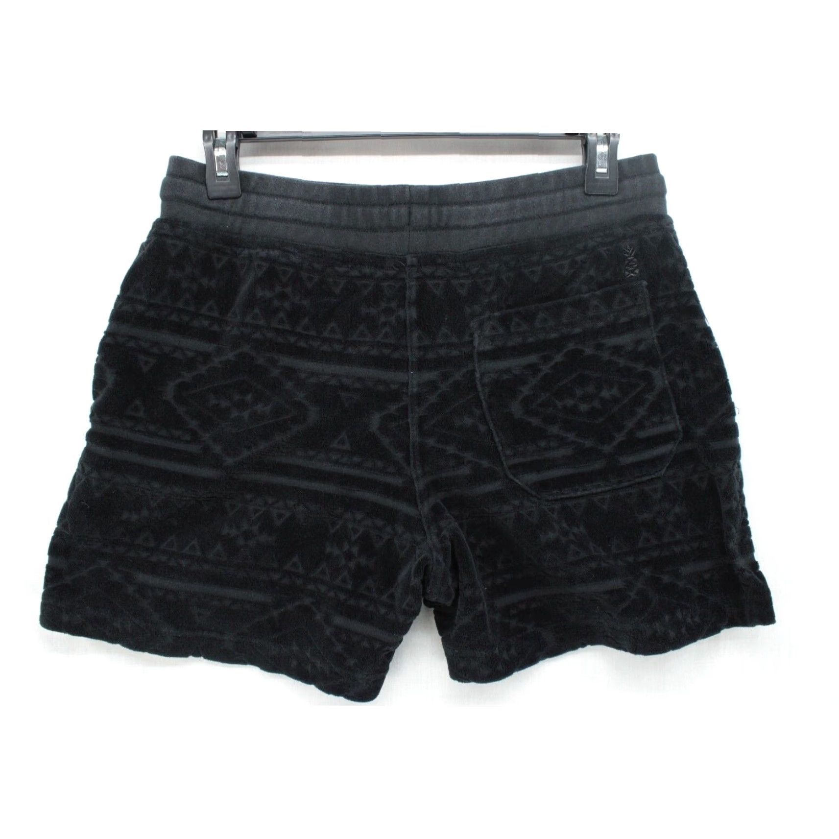 Chubbies Chubbies Lounge Shorts Women's Small Velour 5.5" The Crop Circles Cozy Black Pattern South western Pockets Drawstring Size 28" / US 6 / IT 42 - 2 Thumbnail