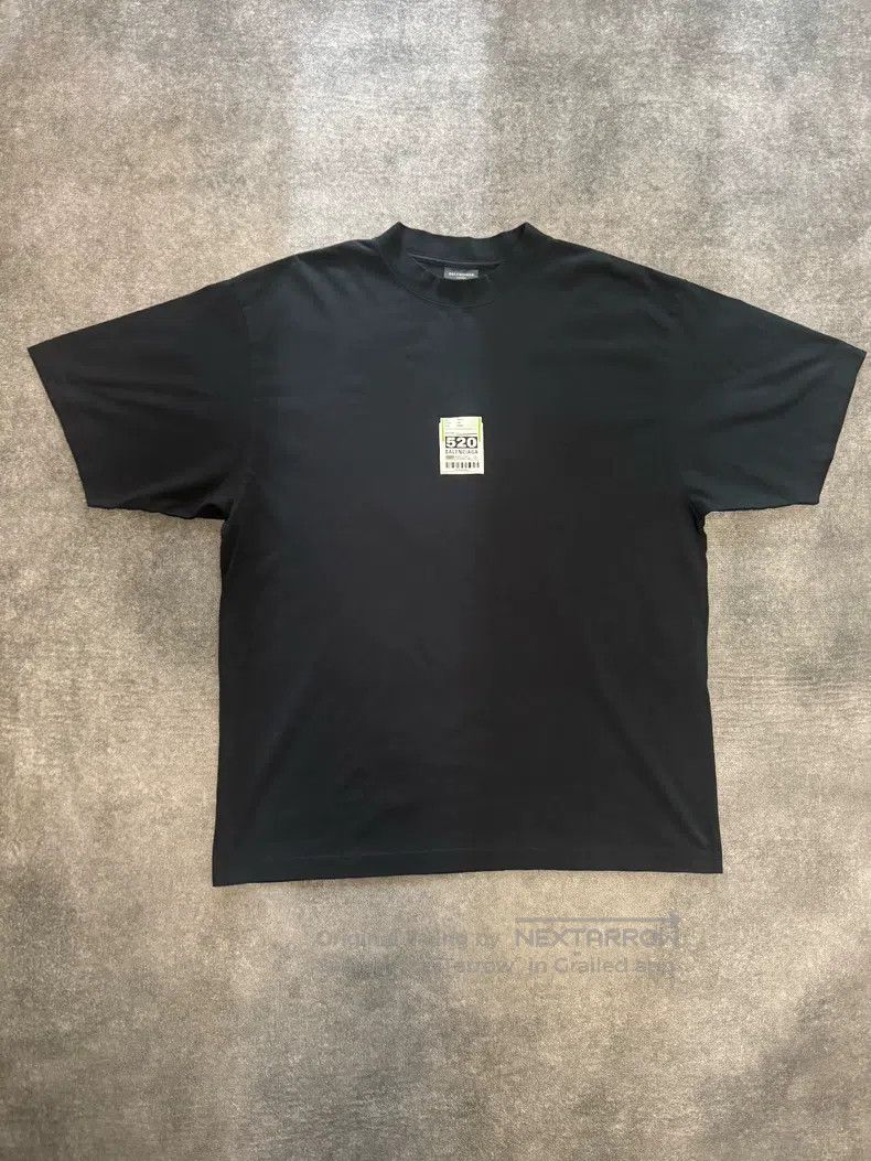 Balenciaga Balenciaga 520 Limited Edition Tag T-Shirt, Black Size US XS / EU 42 / 0 - 1 Thumbnail