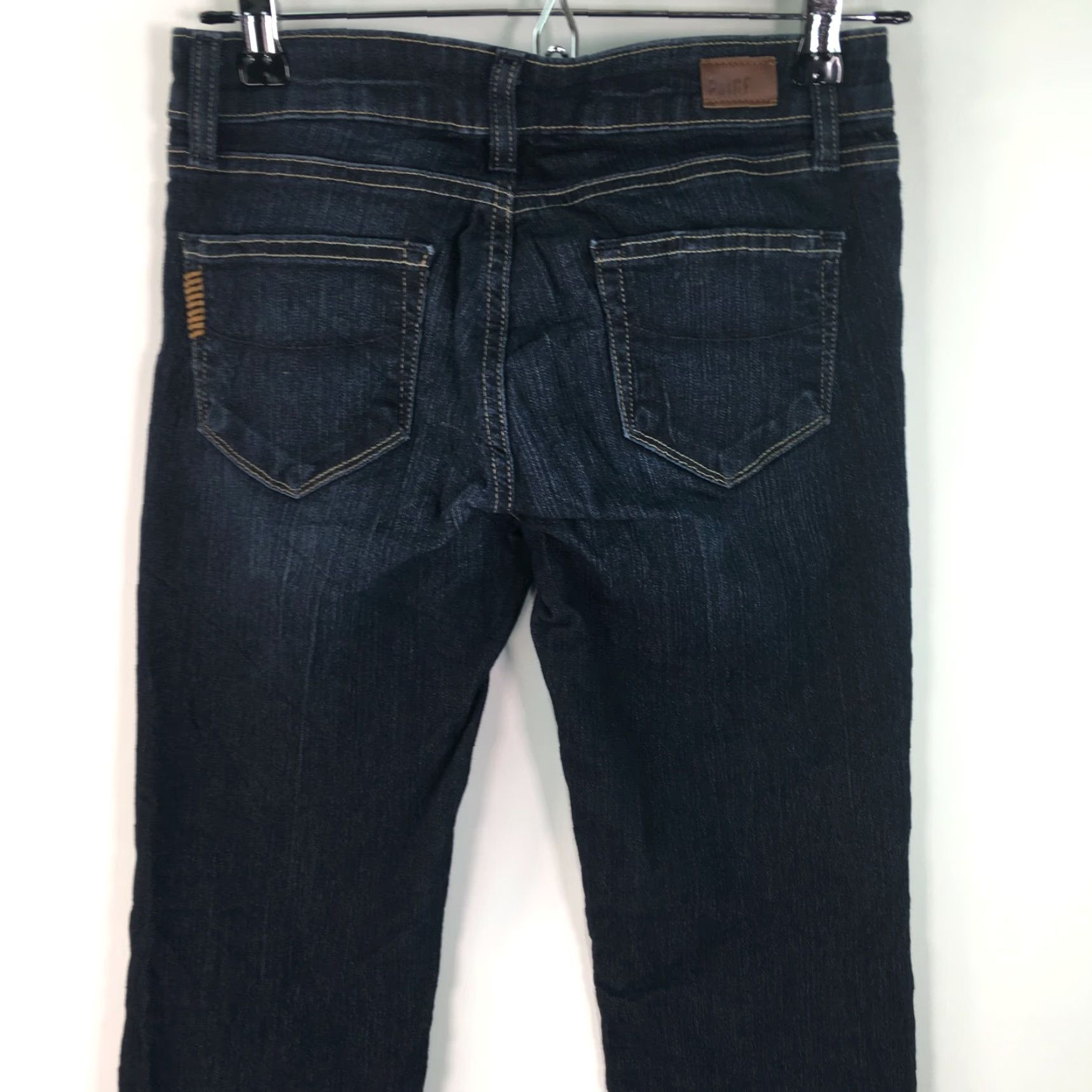 Paige Paige Jeans Bootcut Womens Regular 26 Blue Skyline Front Flat 33 in Inseam 28 Waist 18-? (No) Size 26" / US 2 / IT 38 - 5 Thumbnail
