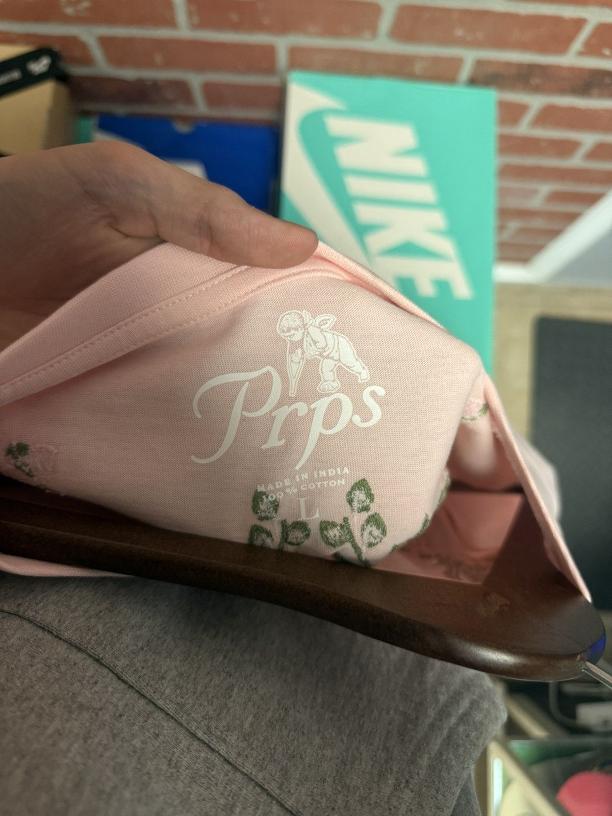 Prps Men’s PRPS Pink Tee Shirt Size Large (NEW) Size US L / EU 52-54 / 3 - 6 Thumbnail