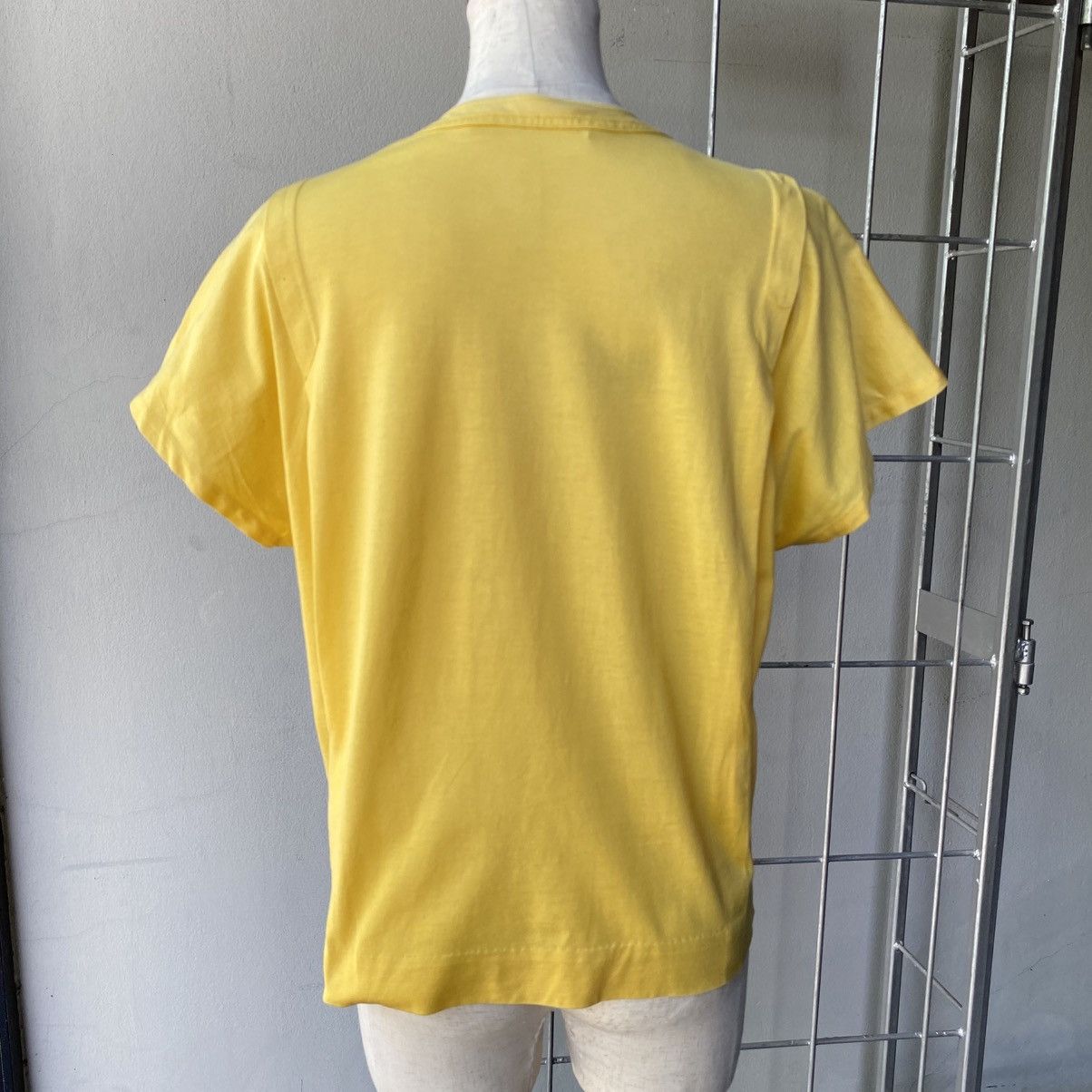 Dior Christian Dior Soft Yellow Buttoned Blouse Size M / US 6-8 / IT 42-44 - 14 Thumbnail