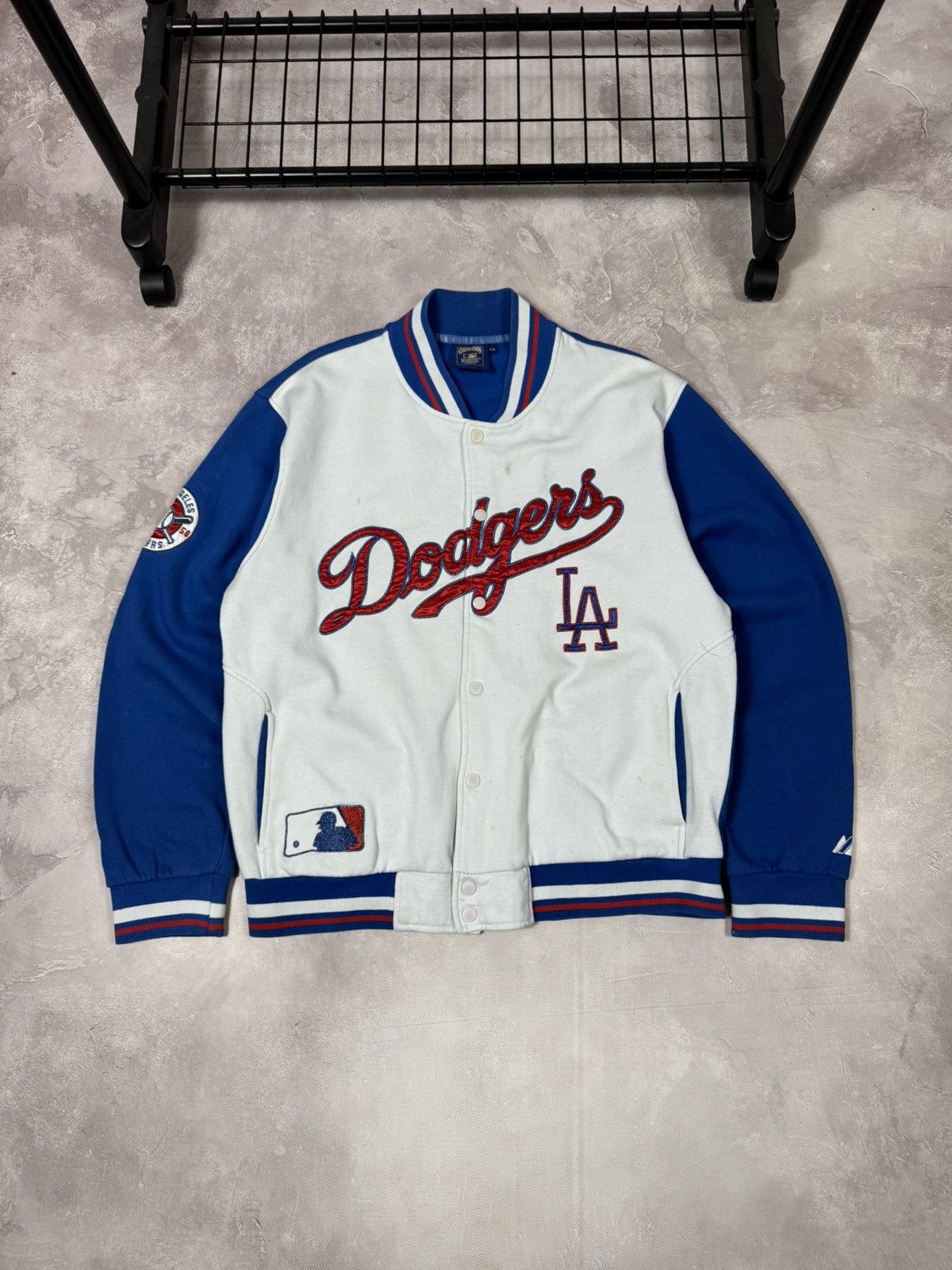 Los Angeles Dodgers Majestic スタジャン XXL Authentic LA Dodgers Majestic jacket XXL | eBay