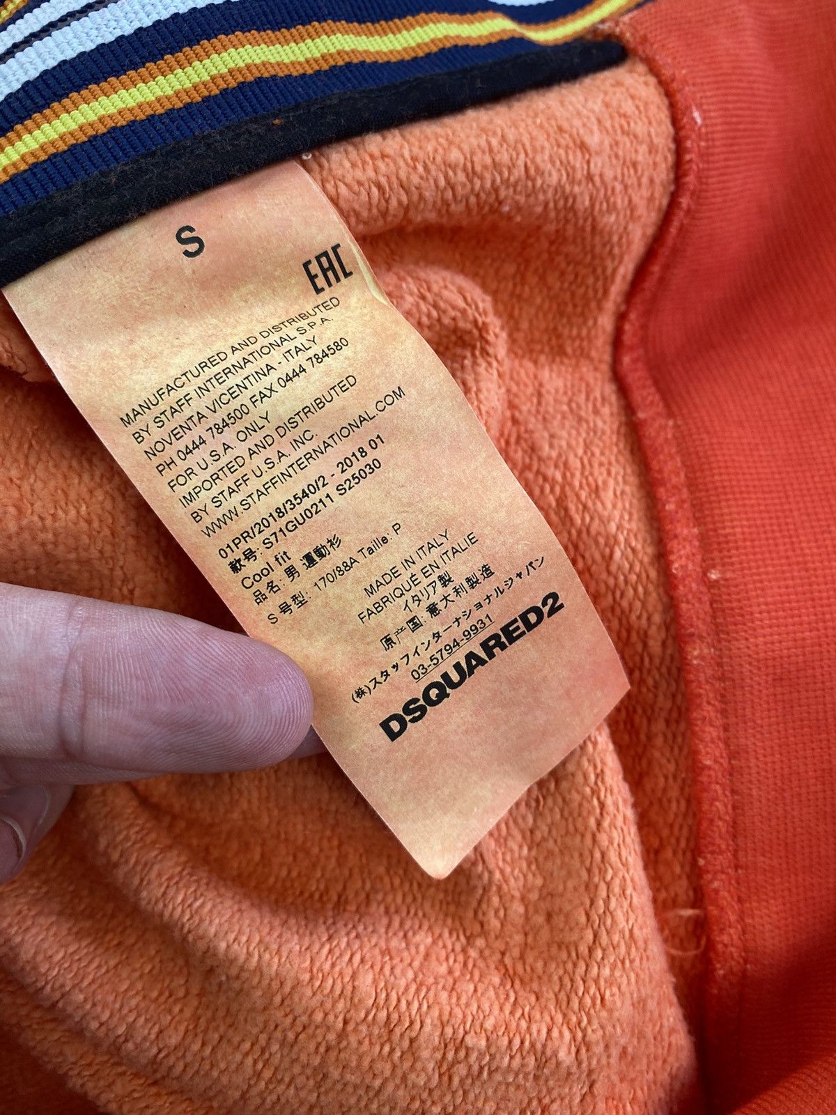 Dsquared2 Dsquared2 x K-Way Rare Hoodie Size: S Size US S / EU 44-46 / 1 - 10 Thumbnail