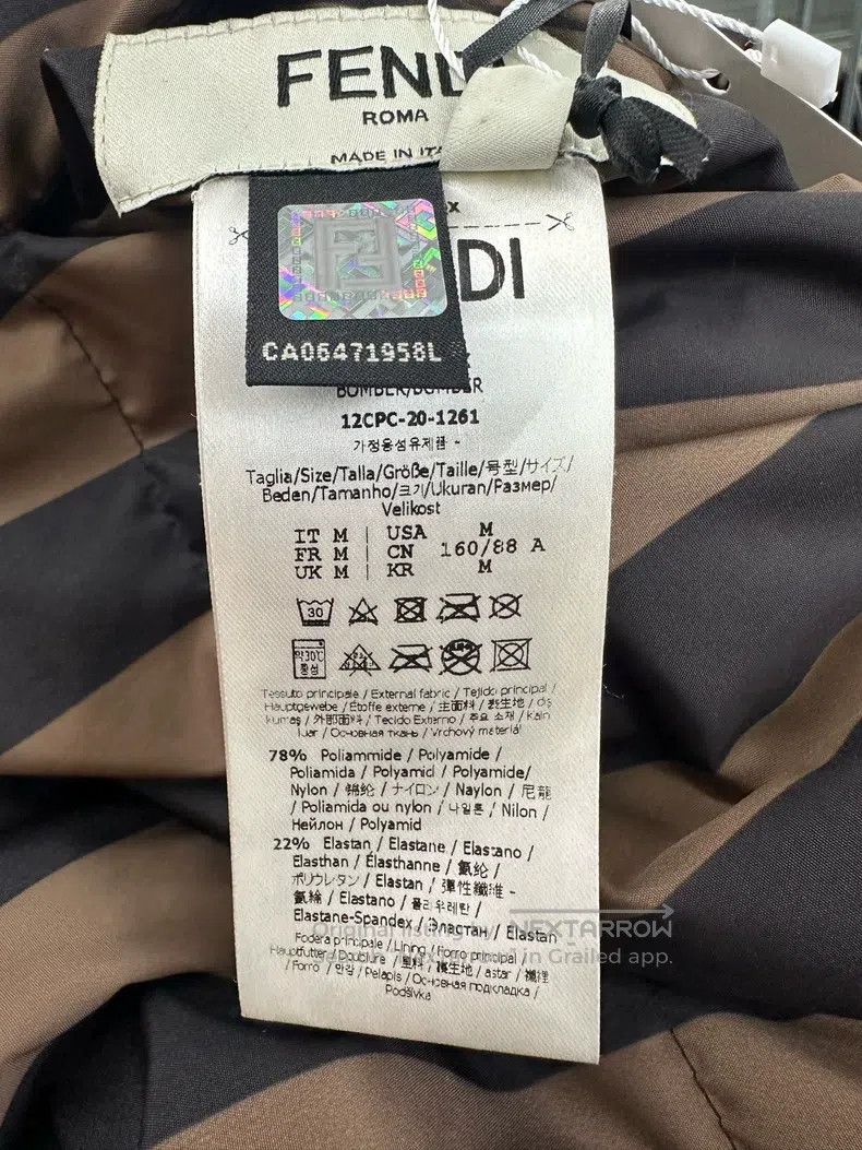 Fendi Fendi Double-Sided Full Print Logo Down Jacket Size M / US 6-8 / IT 42-44 - 6 Thumbnail