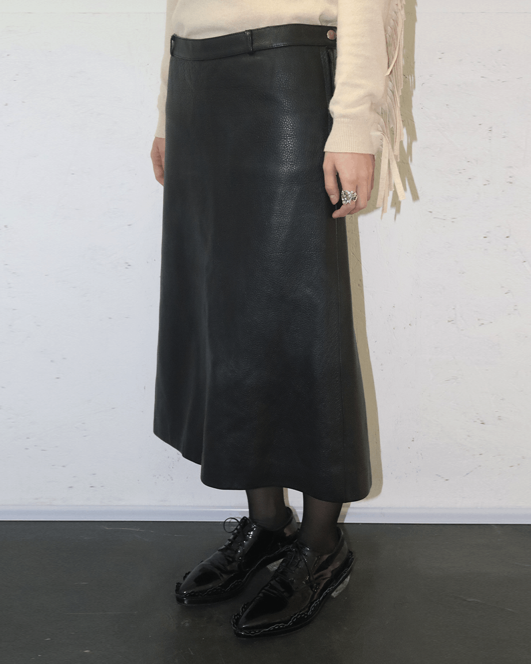 Vetements Vetements AW16 Calfskin Skirt Size 27" / US 4 / IT 40 - 3 Thumbnail