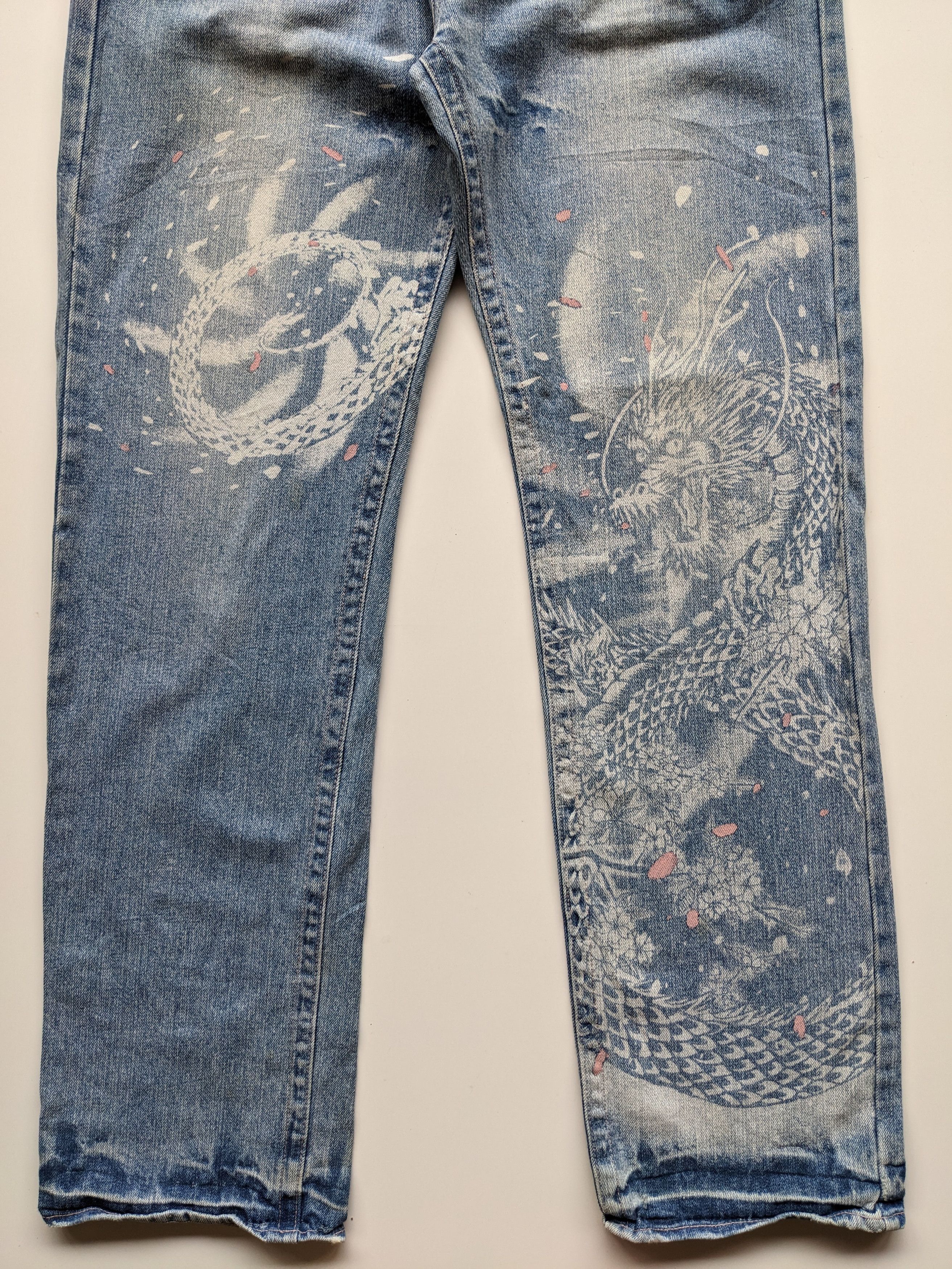 KURO × Le Grande Bleu (L.G.B.) × Tornado Mart Japanese dragon motif Size US 37 - 5 Thumbnail