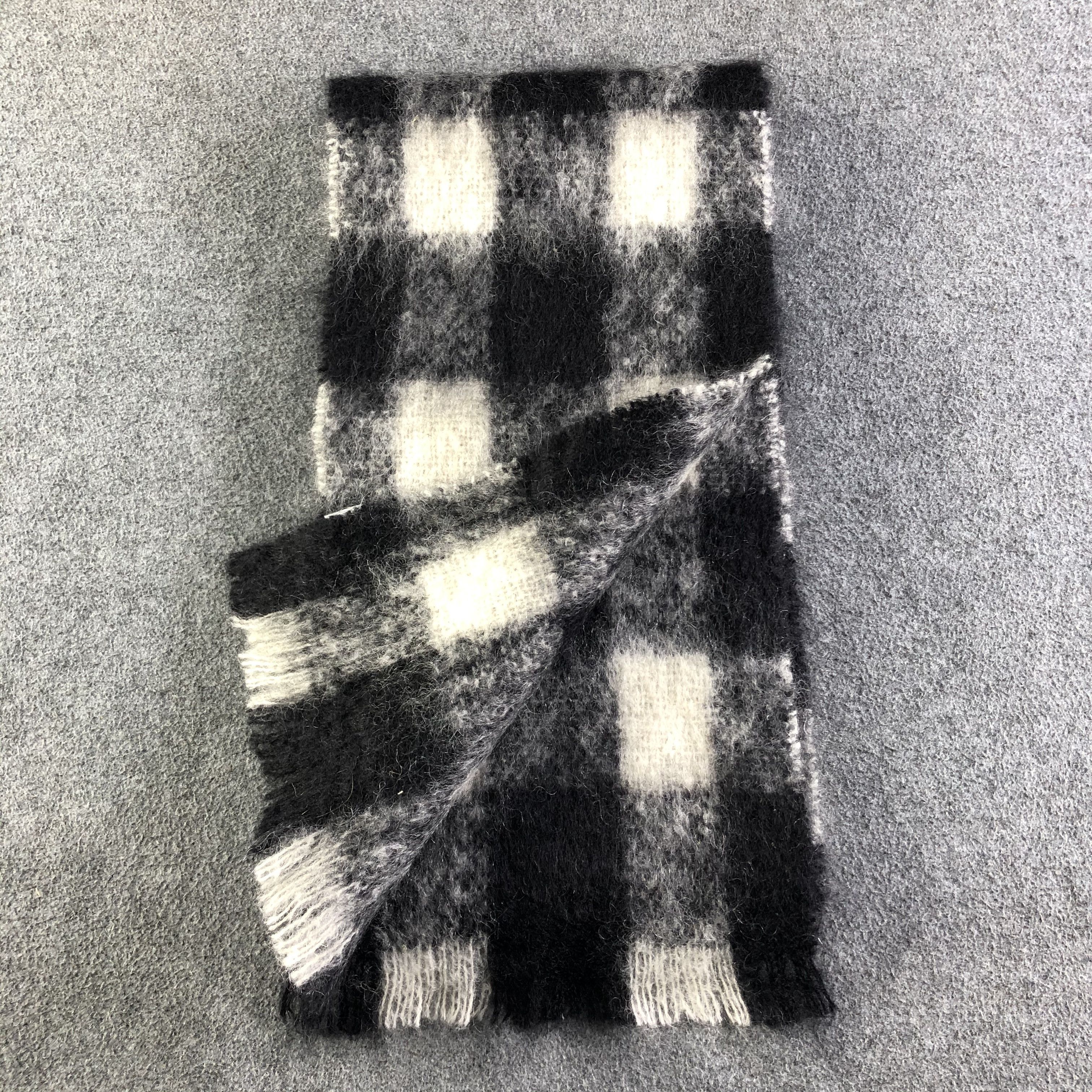 Vintage John Scott Mohair Scarf / Muffler / Neckwear P063 Size ONE SIZE - 4 Thumbnail