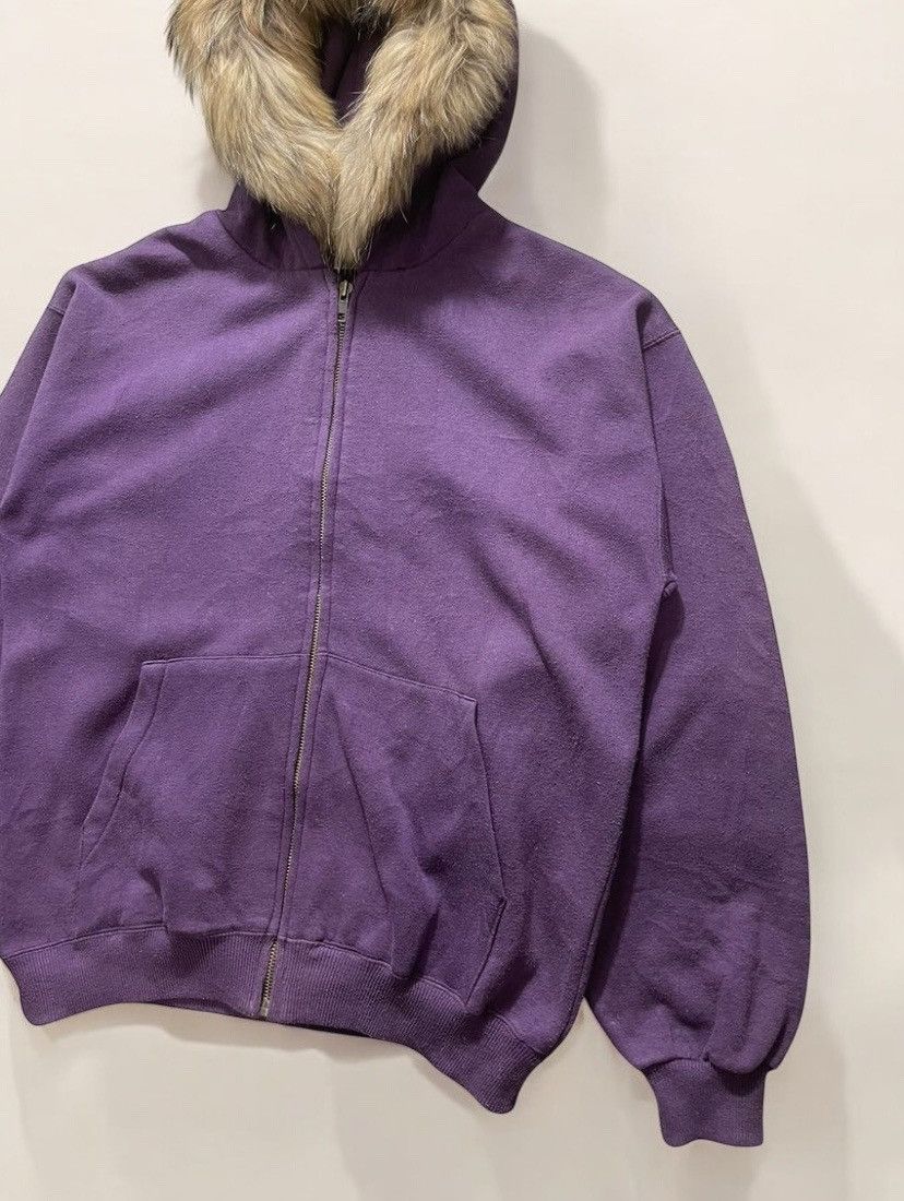 If Six Was Nine Vintage Geronias LGB If Six Was Nine Style Faux Fur Hoodie Size US M / EU 48-50 / 2 - 2 Thumbnail