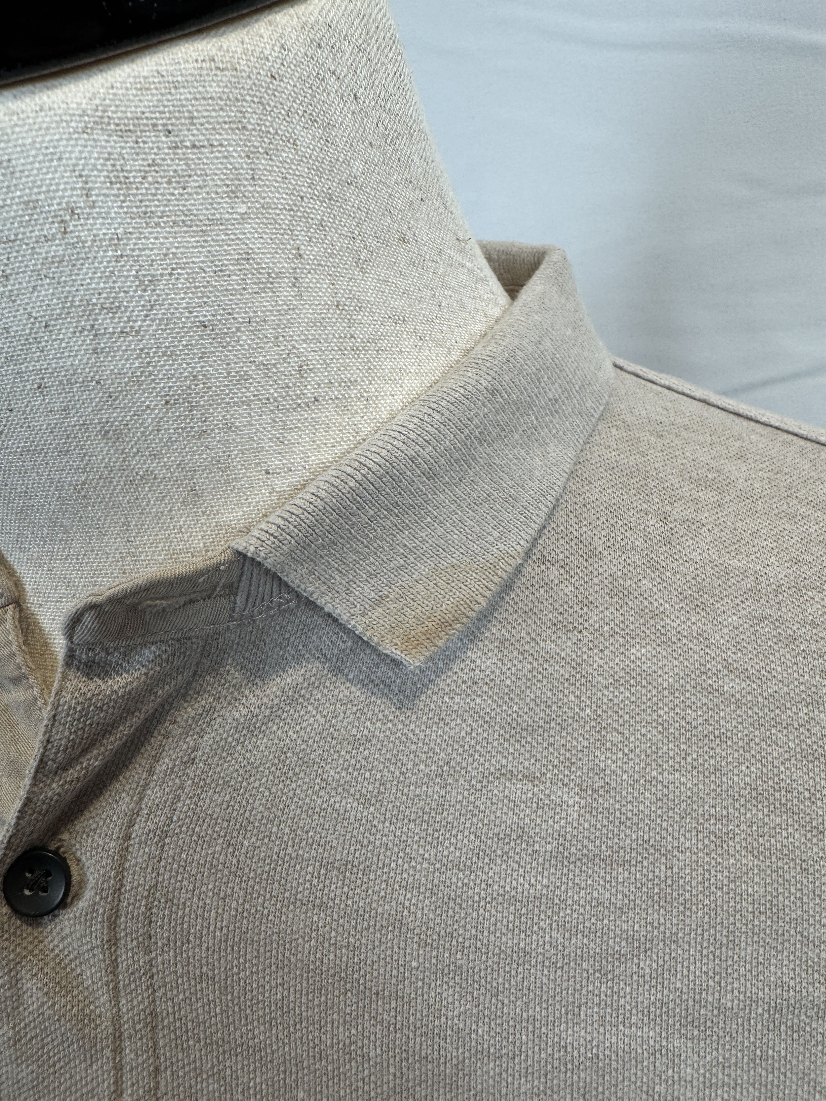 Allsaints Mens Allsaints Polo Long Sleeve Size L Size US L / EU 52-54 / 3 - 4 Thumbnail
