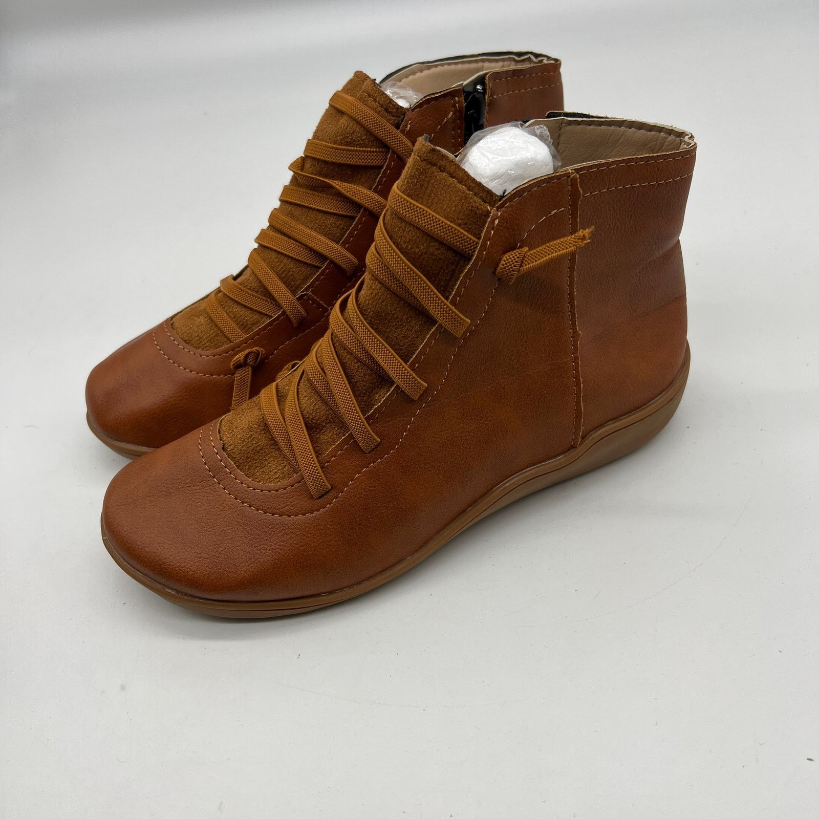 Other Ankle Boots Round Toe Casual Comfortable Lightweigh Size US 5 / IT 35 - 2 Thumbnail