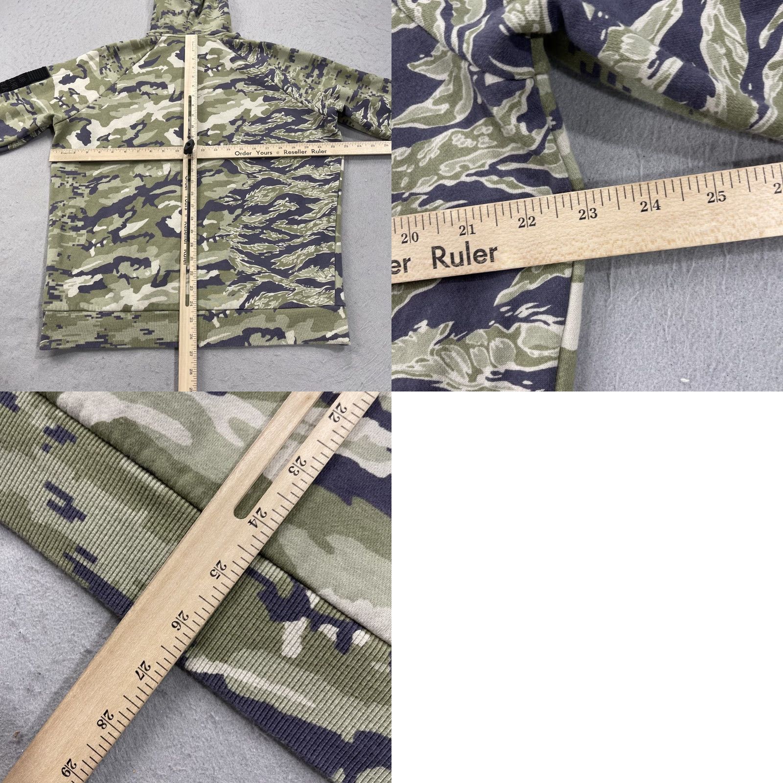 Under Armour Under Armour Project Rock Hoodie Mens M Green Camouflage Sweatshirt Military Gym Pullover Hooded Pockets Bodybuilding, Gym & Training Mens Size US M / EU 48-50 / 2 - 8 Thumbnail