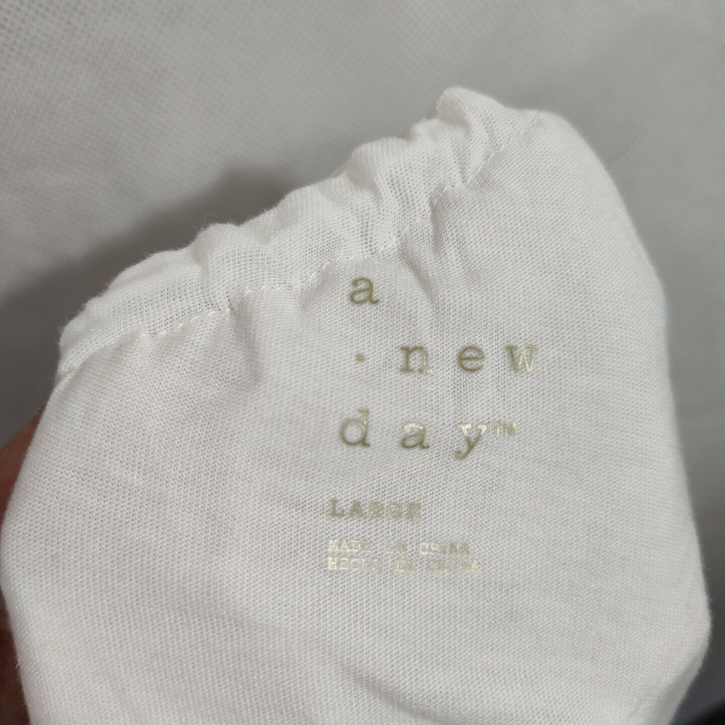 Other A New Day White One Shoulder Crop Top Women Size L Ruffle Size L / US 10 / IT 46 - 5 Thumbnail
