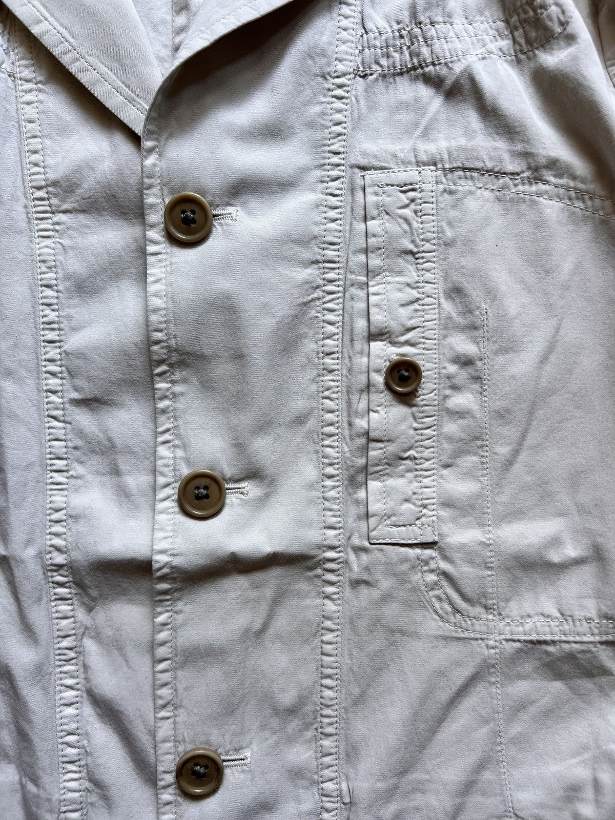 Dries Van Noten Dries Van Noten Beige 3 Button Light Jacket Size US M / EU 48-50 / 2 - 7 Thumbnail