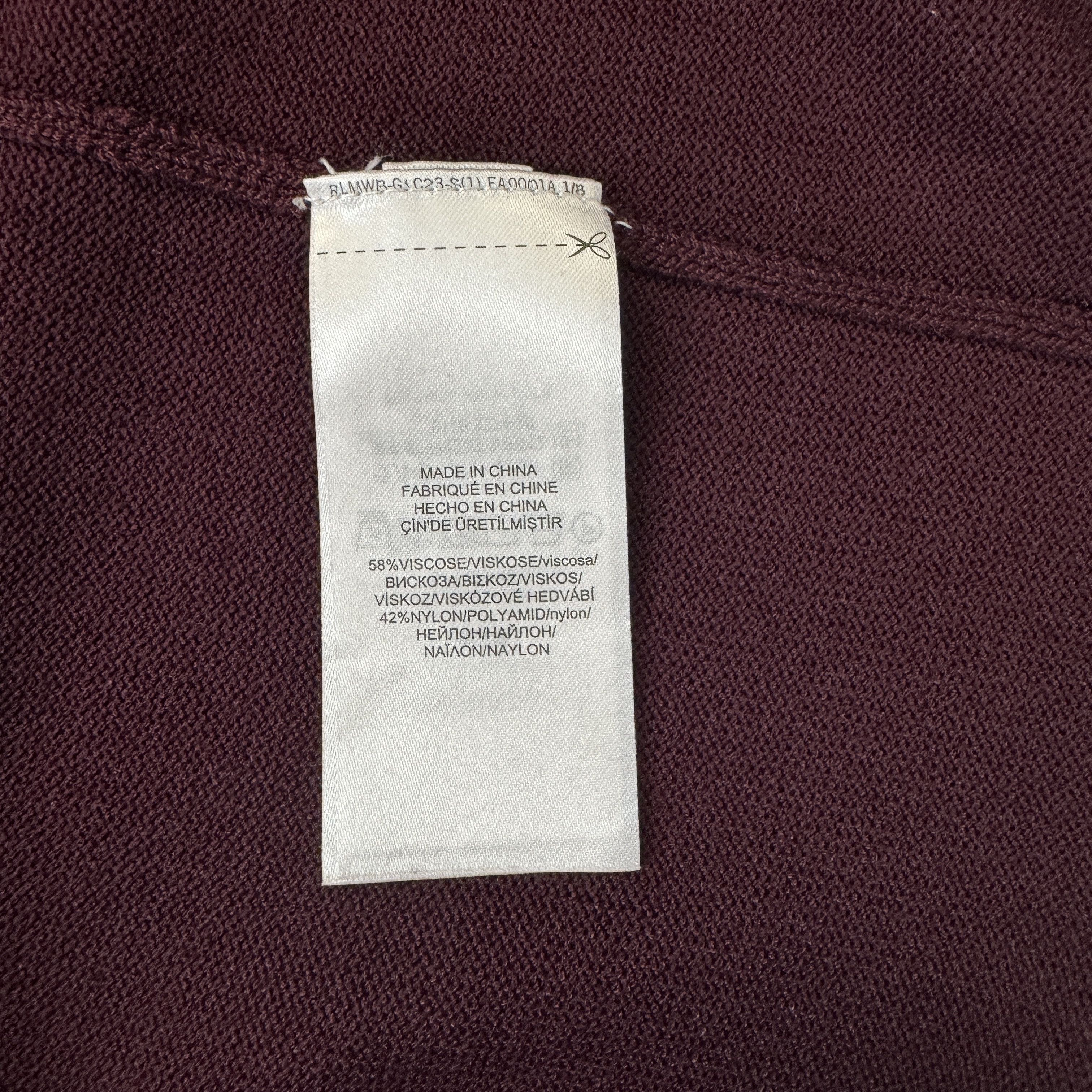 Lauren Ralph Lauren Ralph Lauren women's dress Bordeaux/Blue knit spring summer Size M / US 6-8 / IT 42-44 - 6 Thumbnail