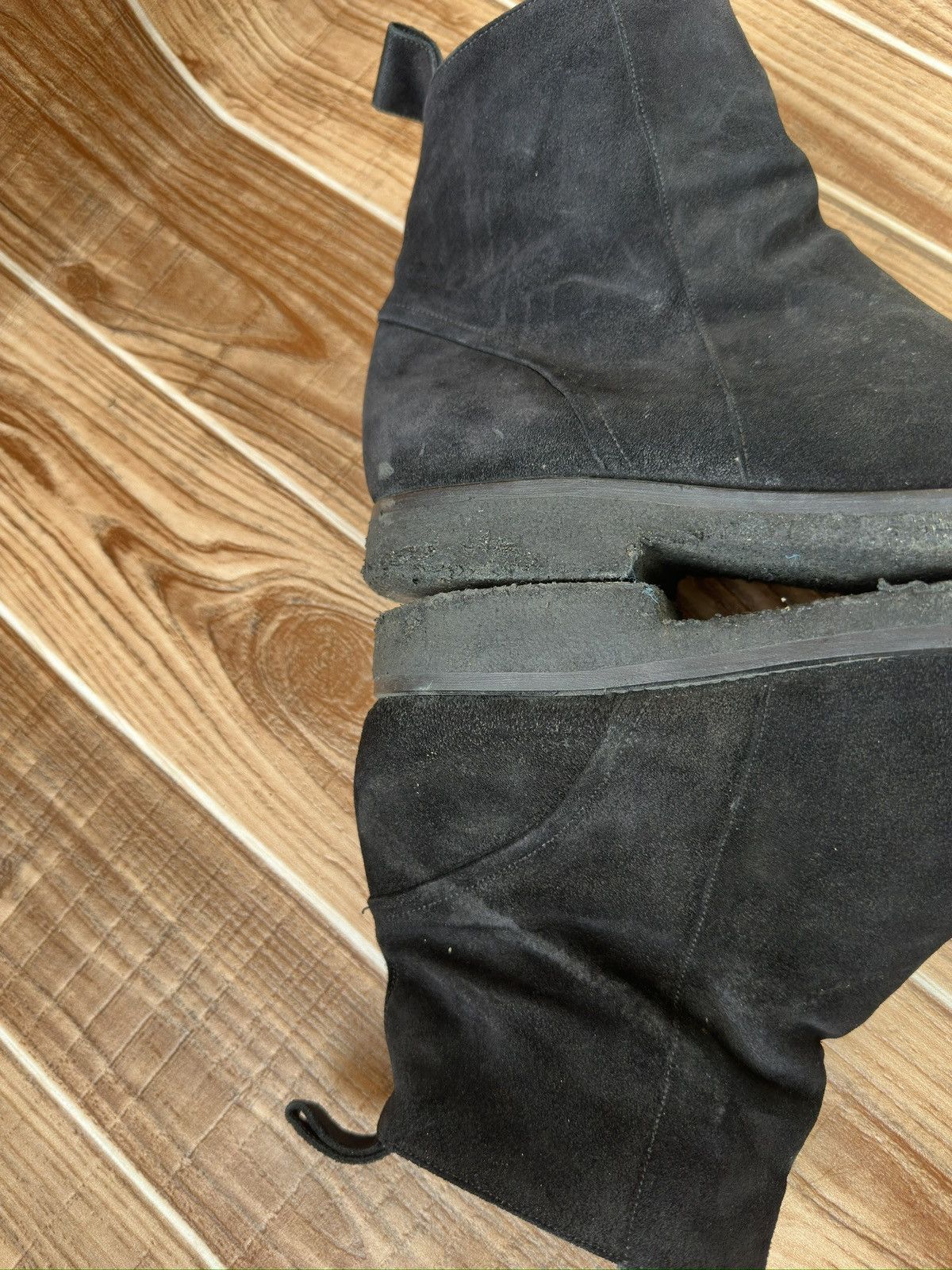 Dior × Kris Van Assche Dior Homme KVA 12AW Calf Skin Zip Boots Size US 9 / EU 42 - 20 Thumbnail