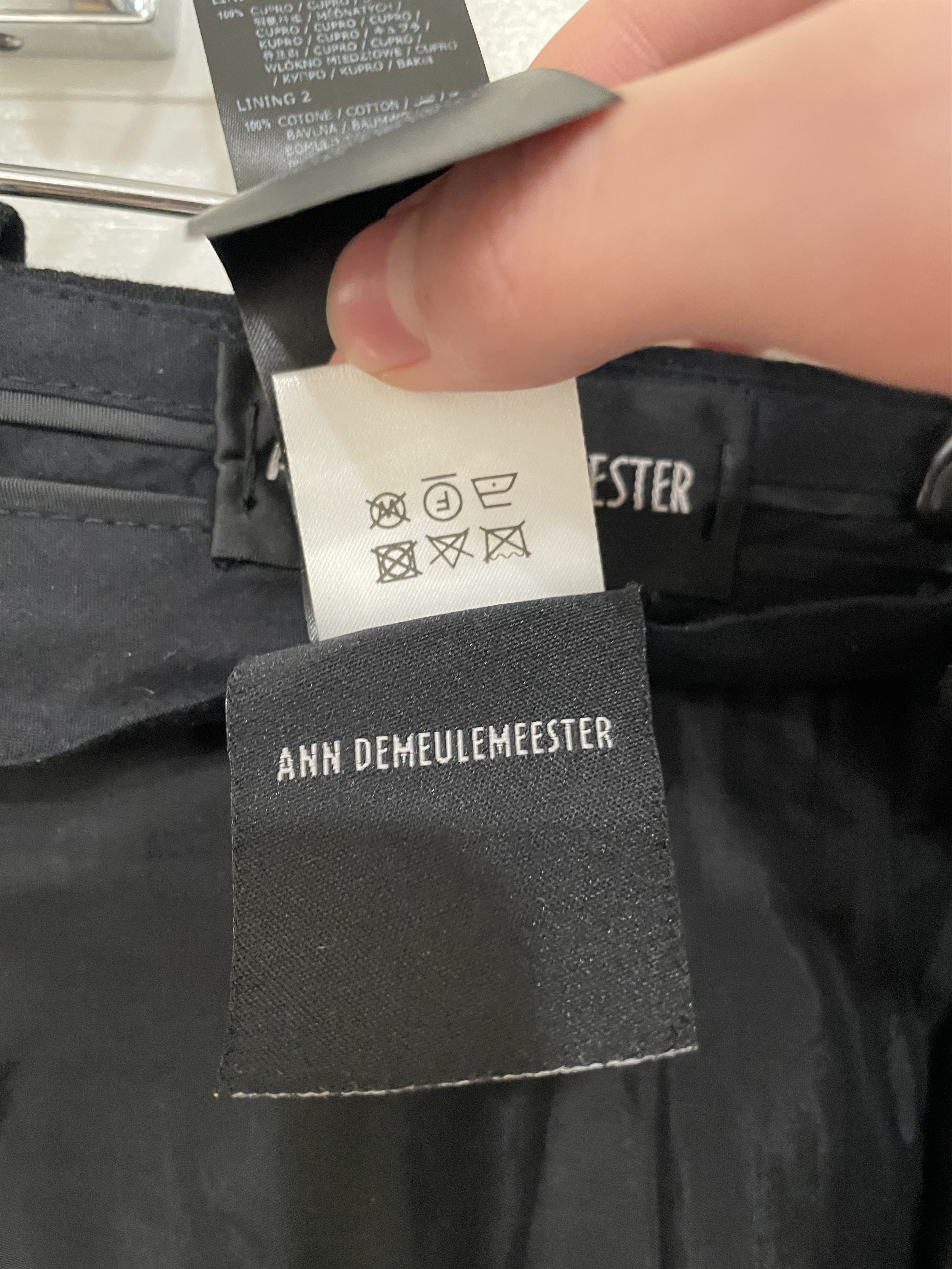 Ann Demeulemeester Wide Slouchy Pants With Waist Tie Size US 30 / EU 46 - 10 Thumbnail