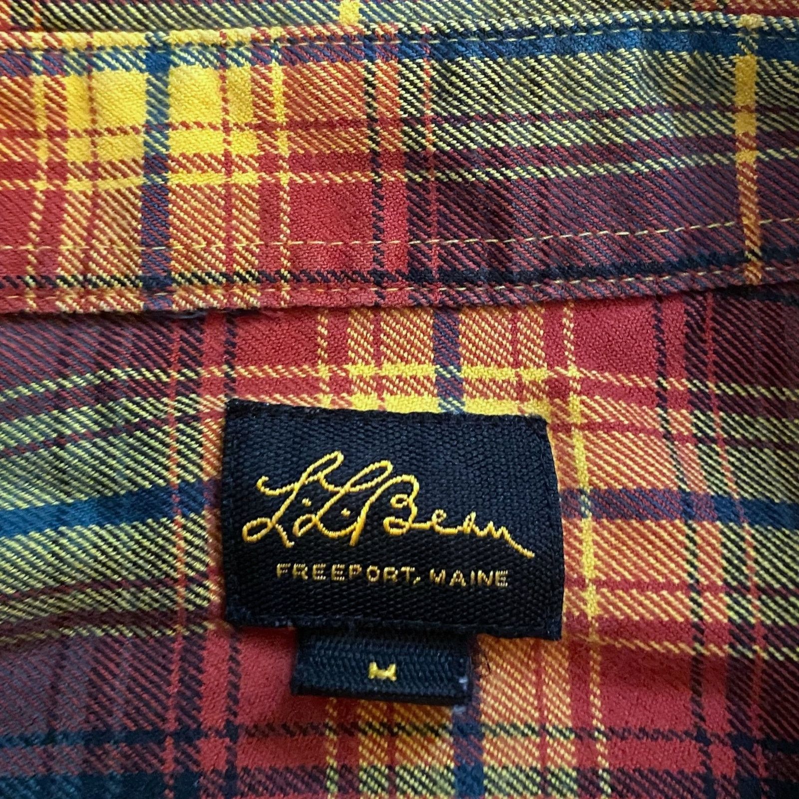 L.L. Bean LL Bean Multicolored Scotch Plaid Button Up Shirt Size US M / EU 48-50 / 2 - 4 Thumbnail