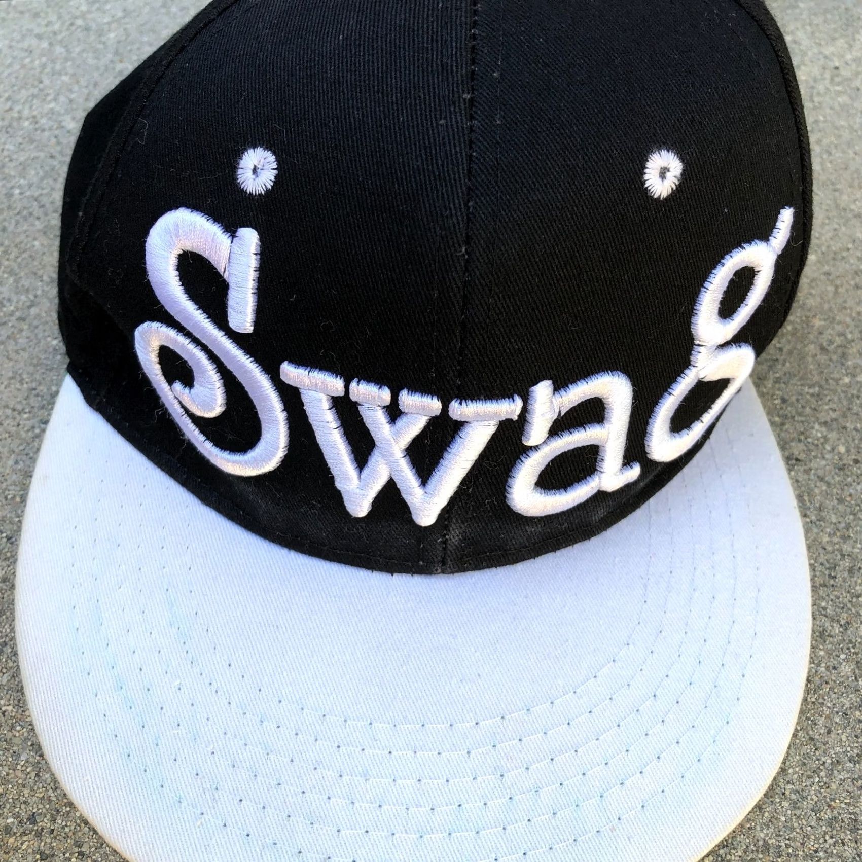 NANGA CITY GANG SWAG Embroidered Snapback Hat Men's Adjustable Cap Black One Size Size ONE SIZE - 2 Thumbnail