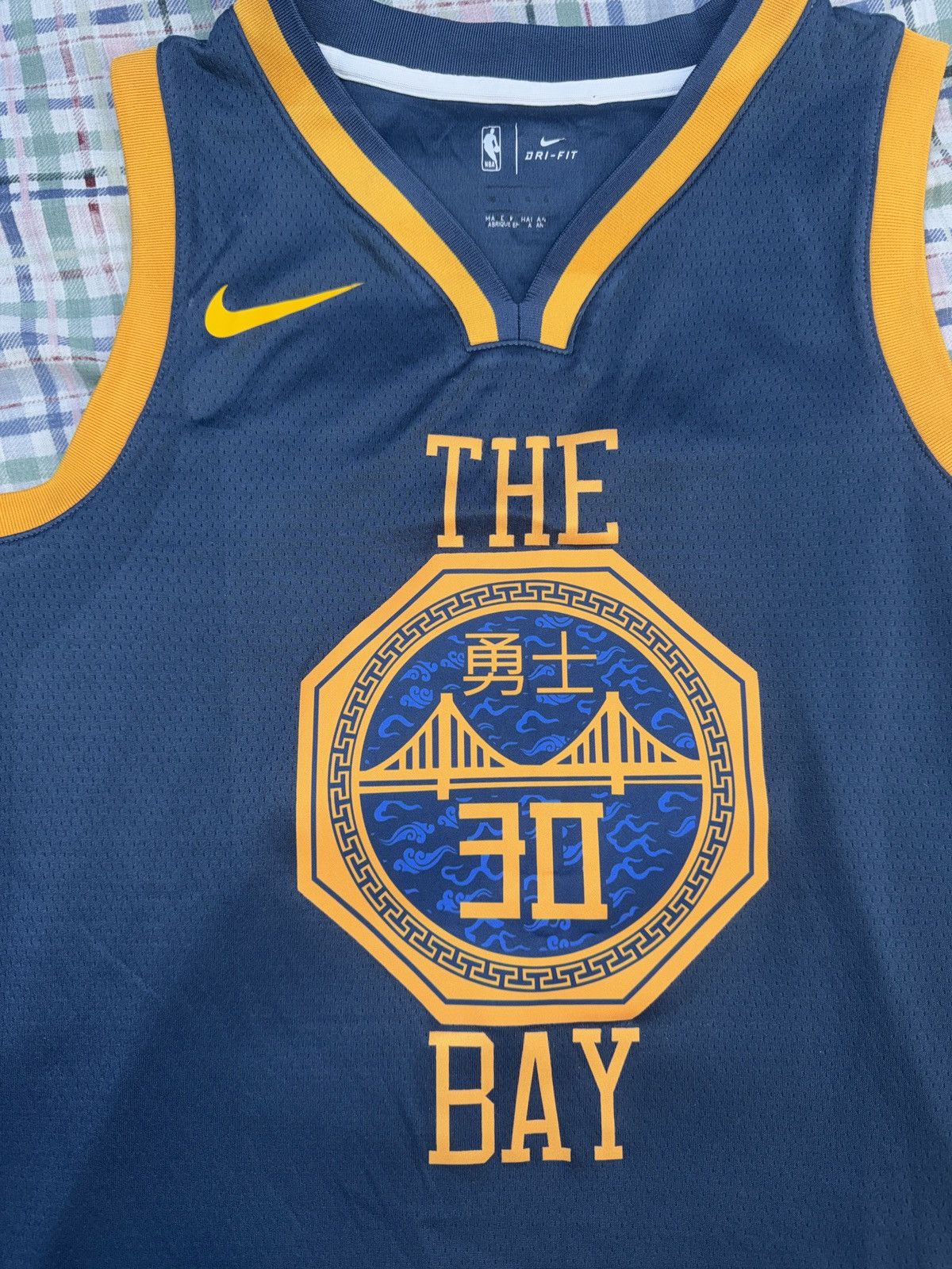 Nike Nike Golden State Warriors Steph Curry China NBA Jersey Size US L / EU 52-54 / 3 - 4 Thumbnail