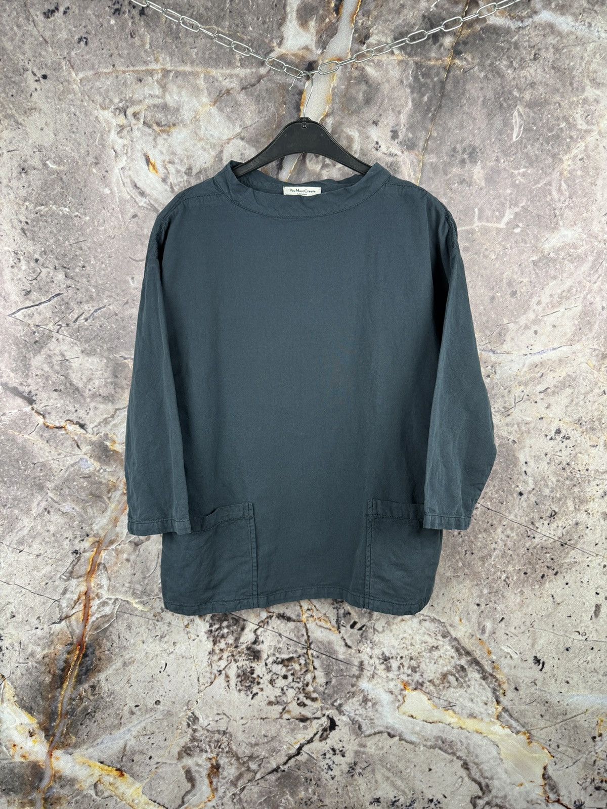 YMC YMC You Must Create London Shirt Long Sleeve Dark Gray Size M / US 6-8 / IT 42-44 - 1 Thumbnail