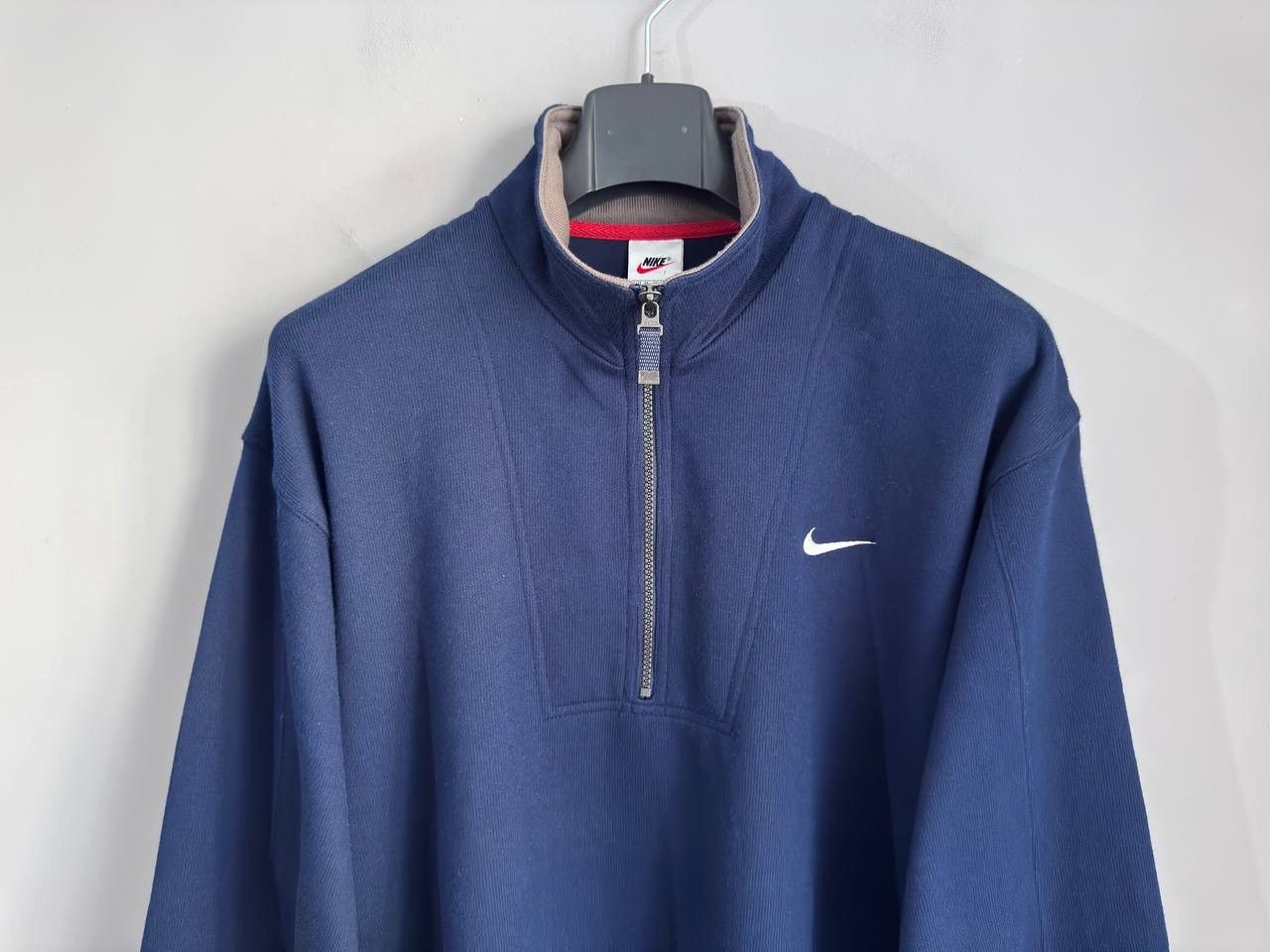 Nike Vintage Nike 90s Y2K Men's Navy 1/4 Zip Fleece Sweater, M Size US M / EU 48-50 / 2 - 3 Thumbnail