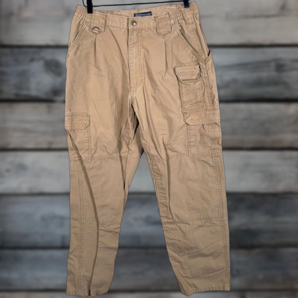Vintage 5.11 Tactical Canvas Cargo Pants Men 34 x 32 Brown 74251 Work Casual Pockets Elastic Waist Straight Inseam 30 Old Size US 30 / EU 46 - 1 Thumbnail