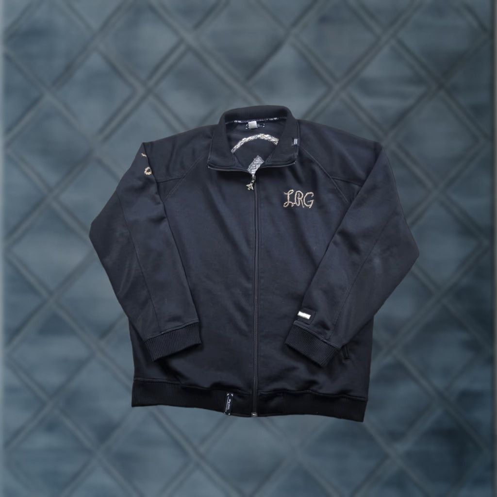 Roper LRG Jacket Mens XL Black Full Zip Rope Embroidered Track Jacket Size US XXL / EU 58 / 5 - 1 Thumbnail