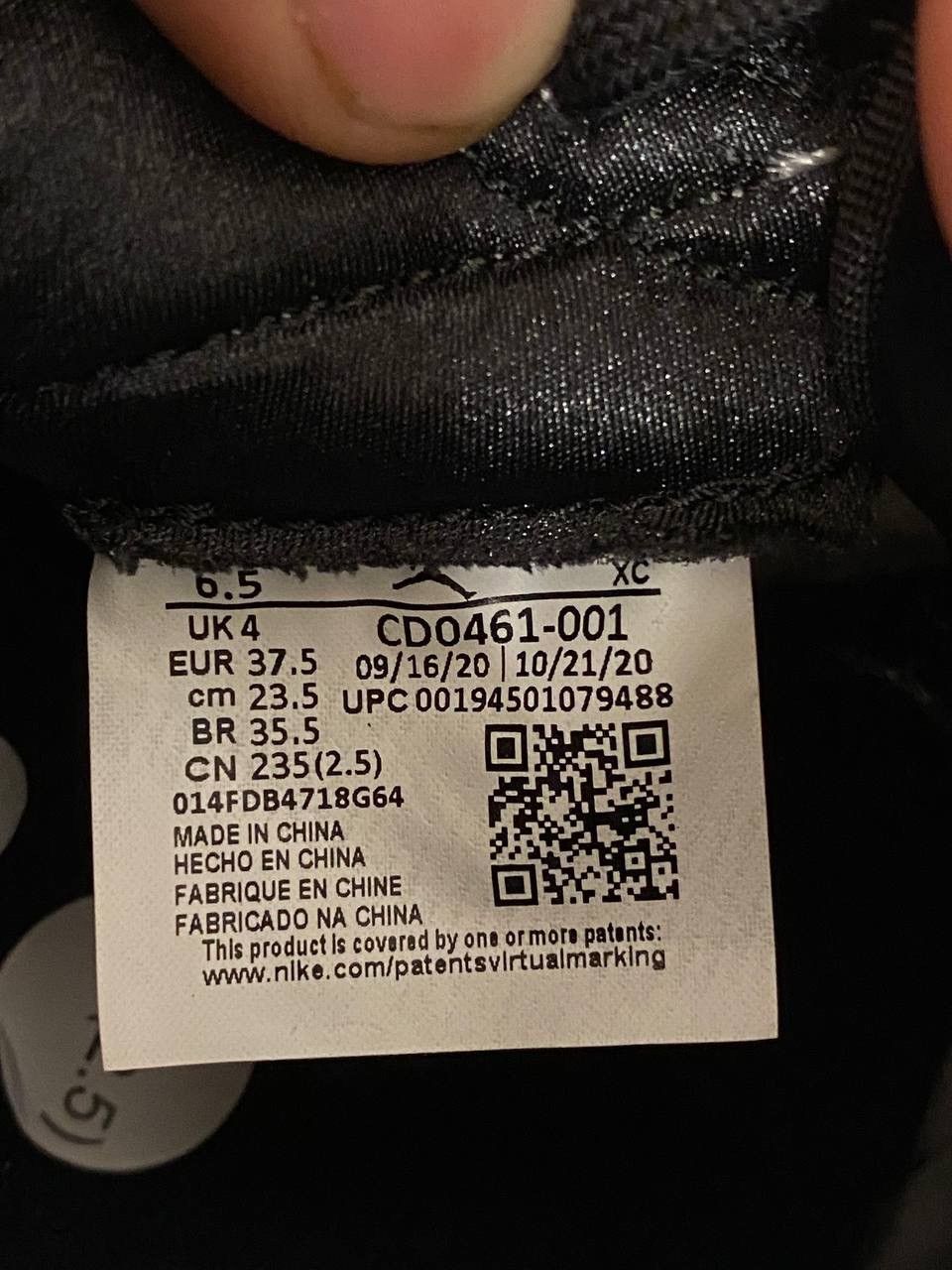 Jordan Brand Nike Jordan 1 Retro High Silver Toe (W) CD0461-001 Size US 6.5 / IT 36.5 - 10 Thumbnail