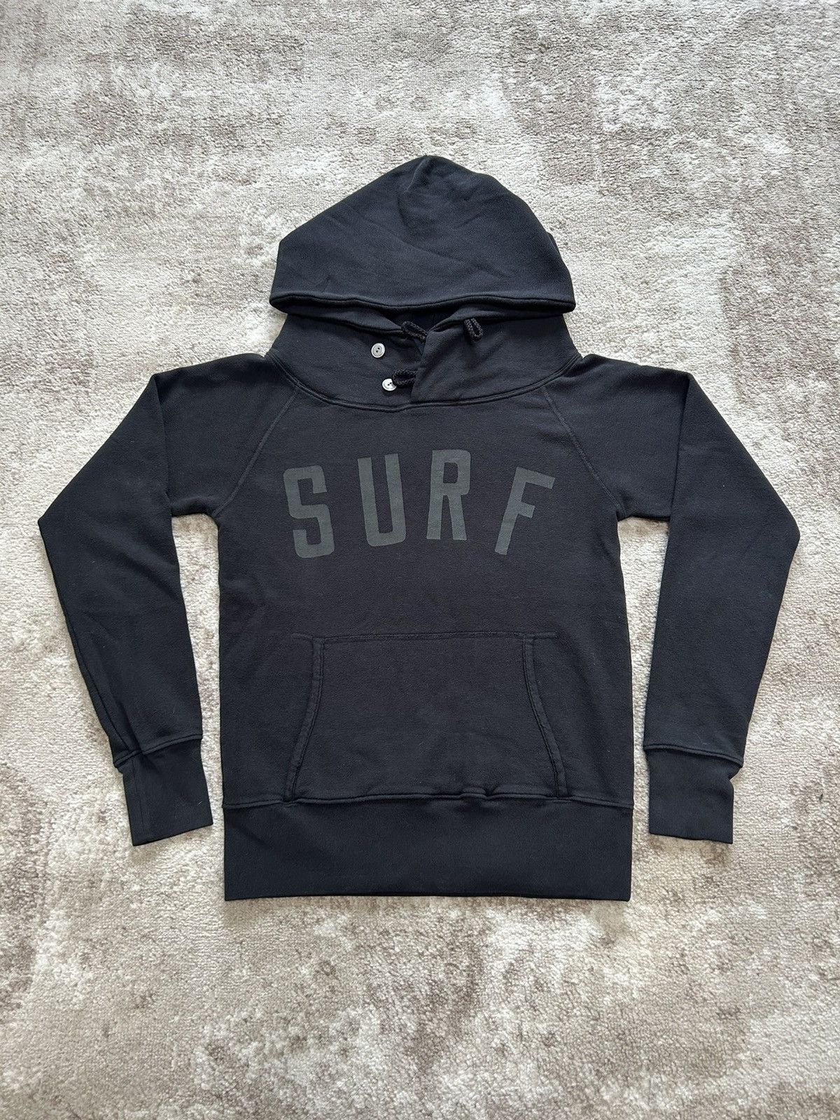 Kapital Black on Black Surf Hoodie