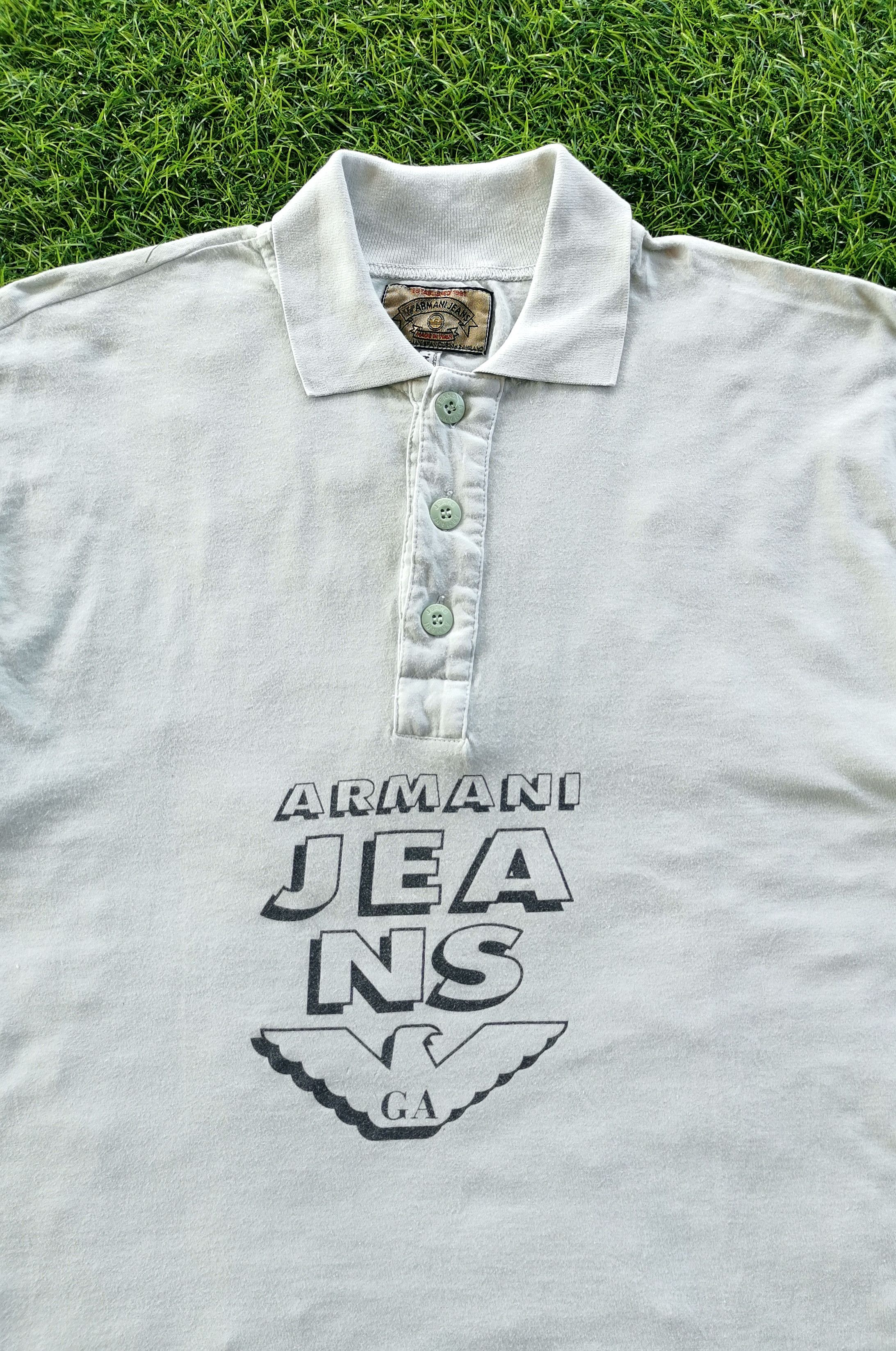 Giorgio Armani Armani Middle Logo Polo Shirt Size US M / EU 48-50 / 2 - 2 Thumbnail