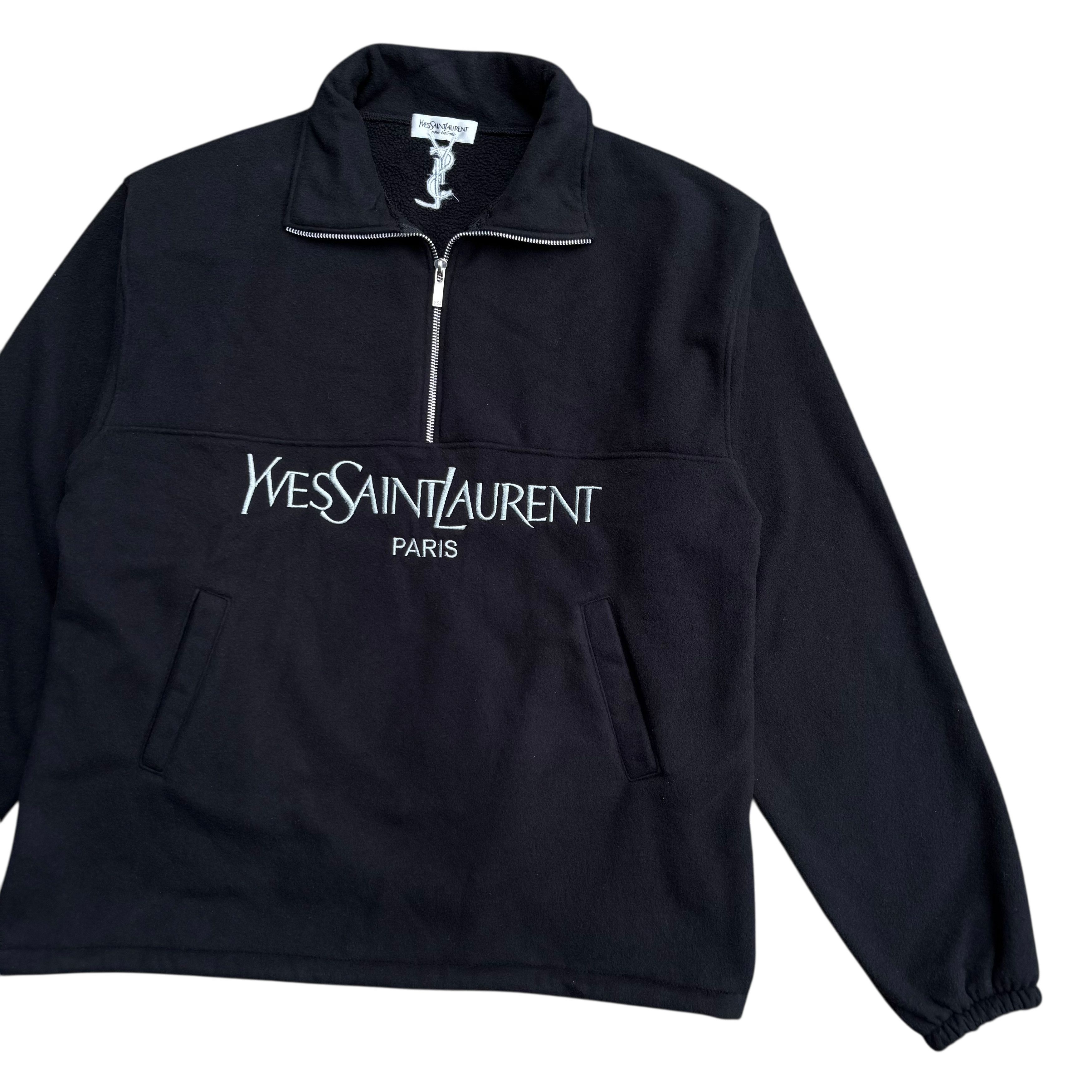 Yves Saint Laurent Vintage Yves Saint Laurent Half Zip Jacket Size US L / EU 52-54 / 3 - 4 Thumbnail