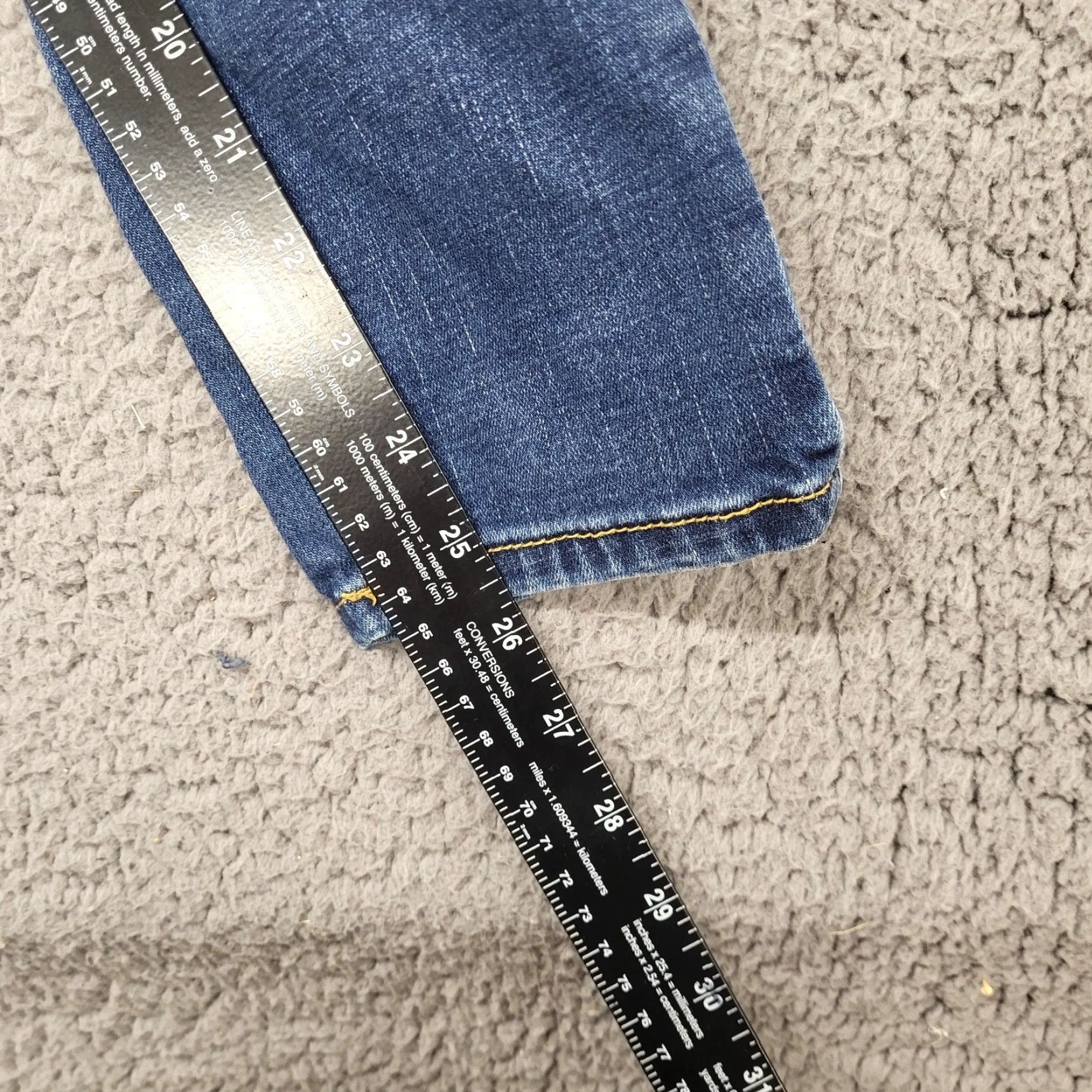 Vintage VINTAGE: NoBo Jeans Womens Size 13 Distressed Jeans Stretch High Rise Tapered Denim 28x26 Size 34" / US 12 / IT 48 - 7 Thumbnail