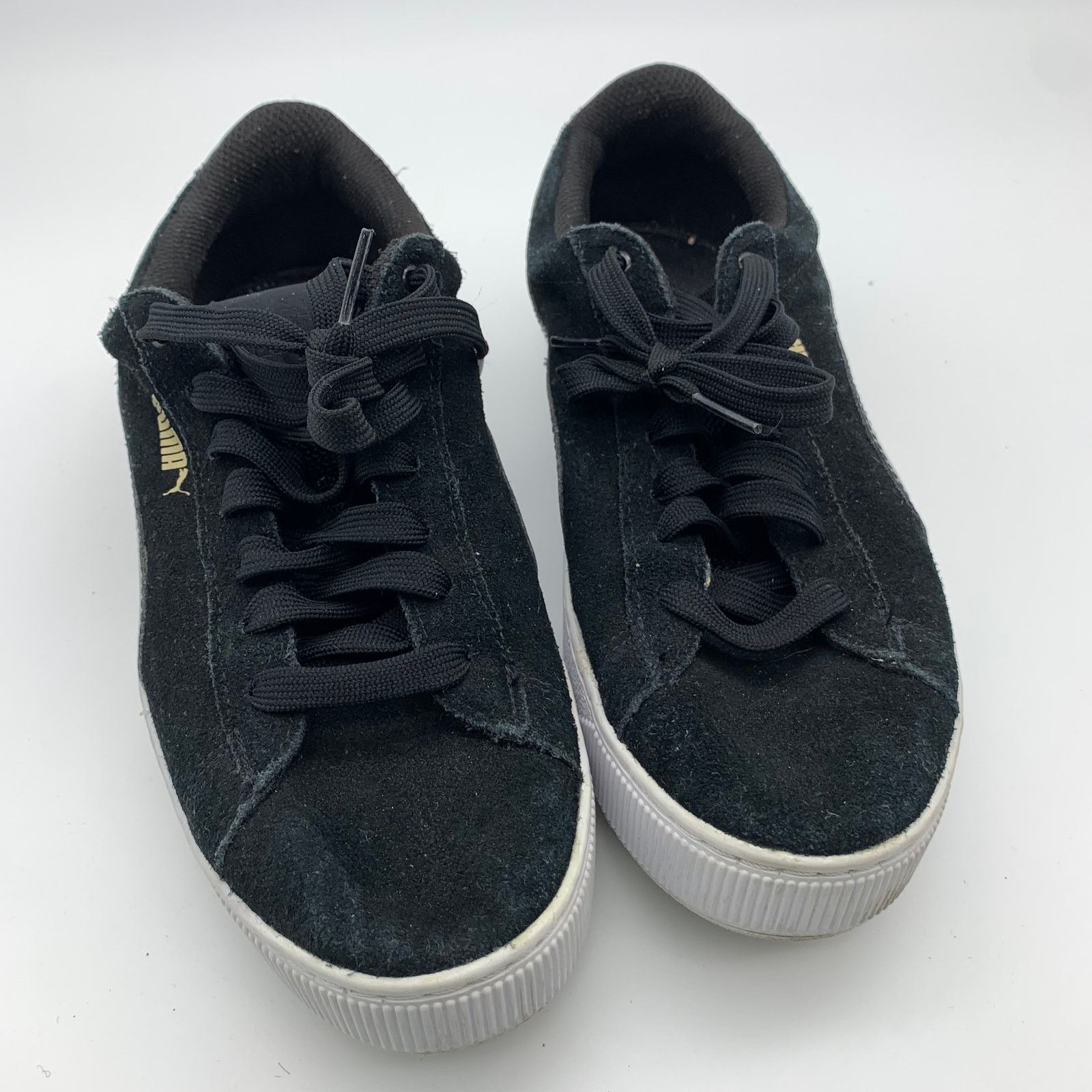 Puma PUMA Black Suede Leather Women's Size 9 US Athletic Shoes Size US 9 / IT 39 - 2 Thumbnail