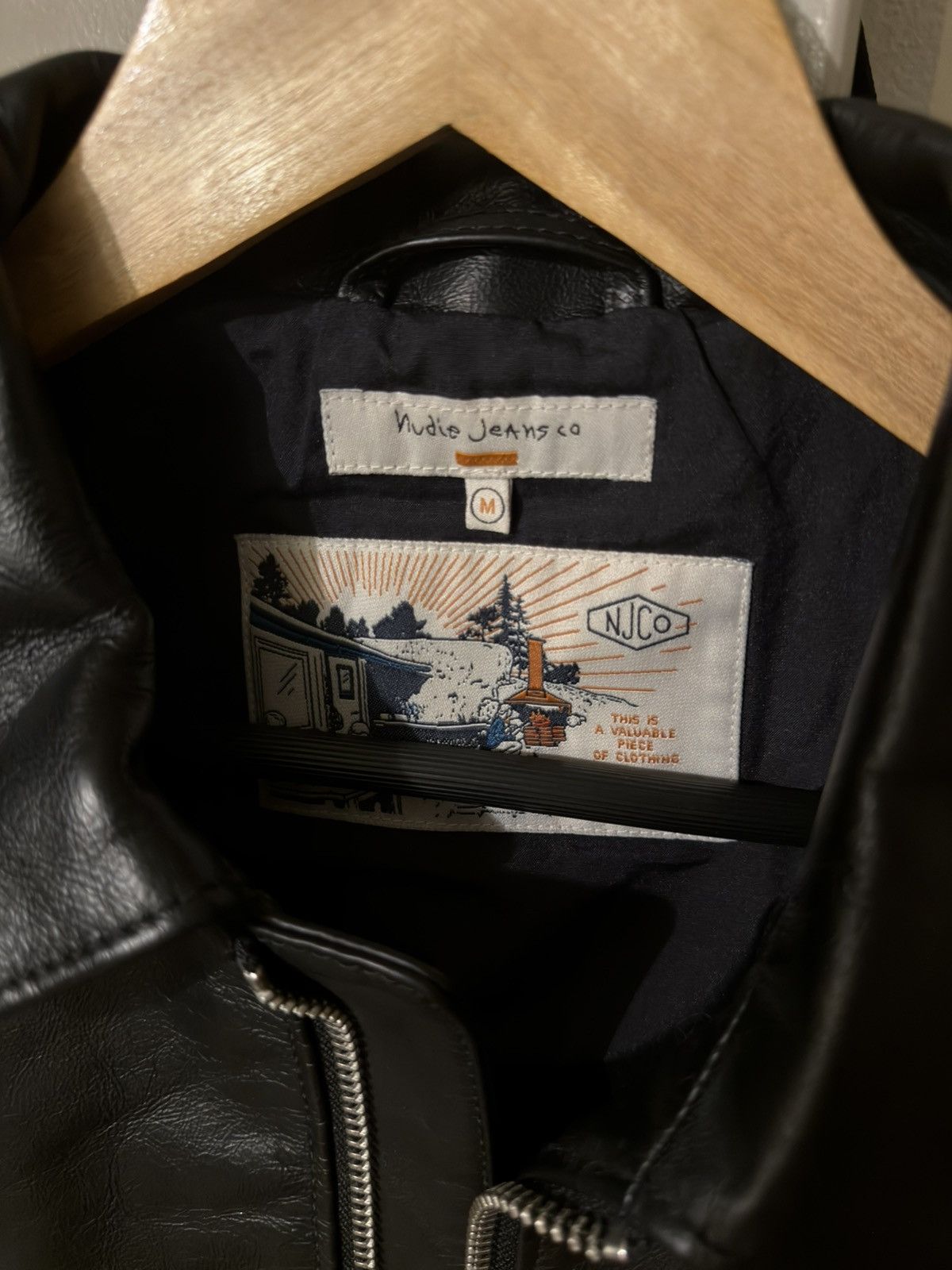 Nudie Jeans Eddy Rider Leather Jacket Size US M / EU 48-50 / 2 - 4 Thumbnail