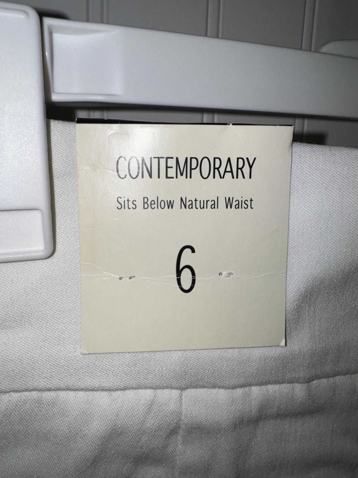 Other NWD Cato Women 6 White Contemporary Stretch Slim Crop Pants Size 28" / US 6 / IT 42 - 3 Thumbnail