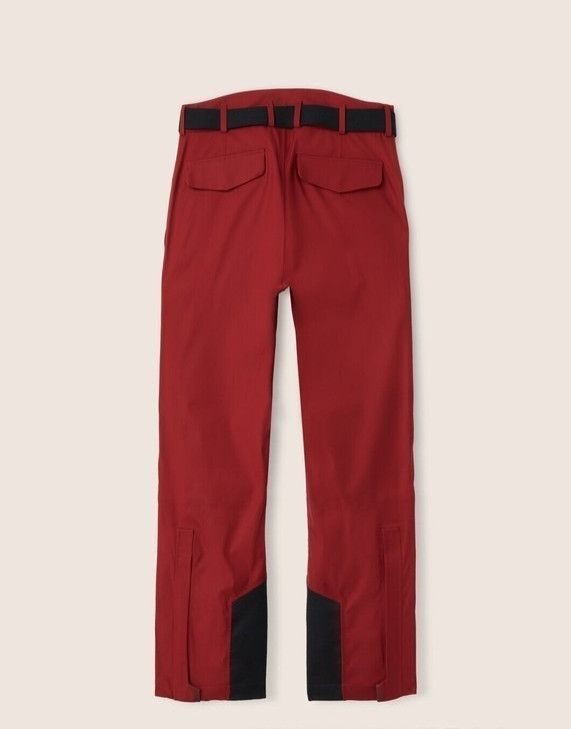 Loro Piana o1w1db10824 Ski Virgin Wool Pant in Red Size US 34 / EU 50 - 2 Thumbnail