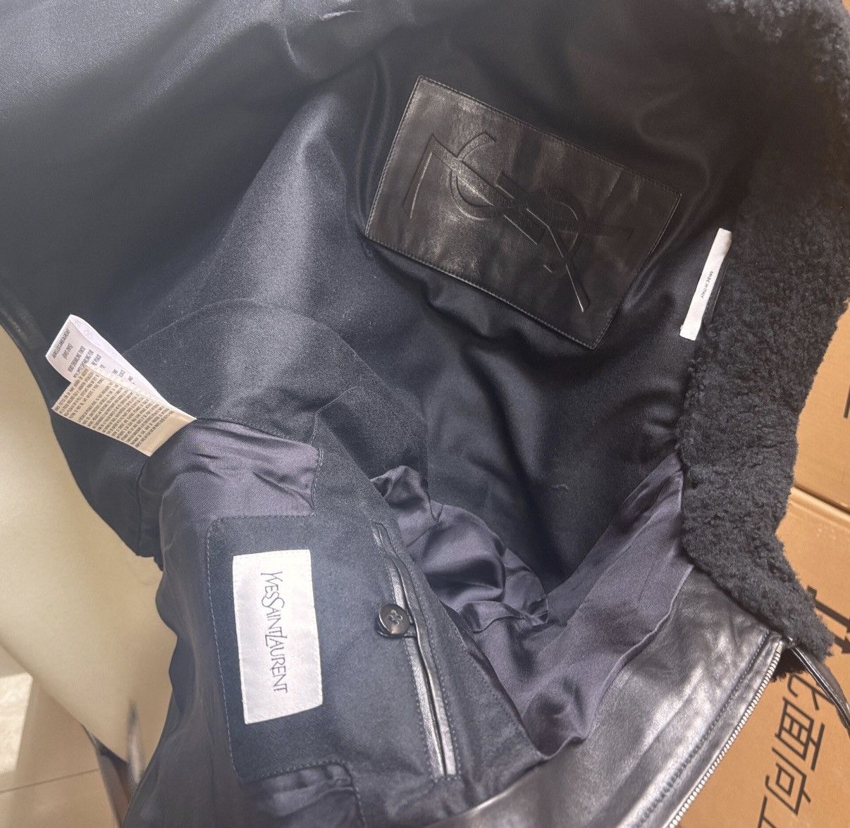 Yves Saint Laurent Yves Saint Laurent genuine leather jacket Size US S / EU 44-46 / 1 - 3 Thumbnail