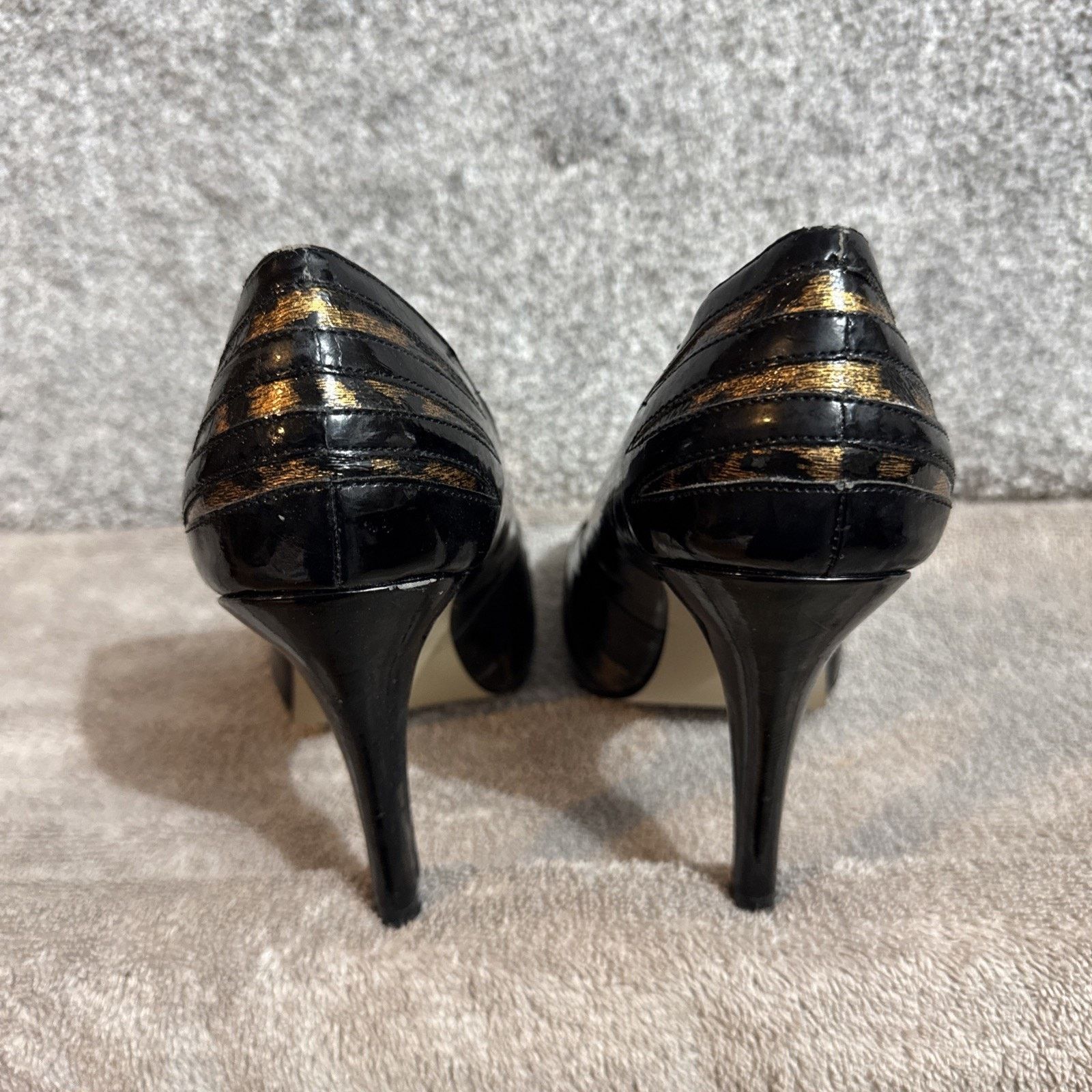 Other Peep Toe Stiletto Size 8 Mob Wife Chic Evening Wear Party Size US 8 / IT 38 - 5 Thumbnail