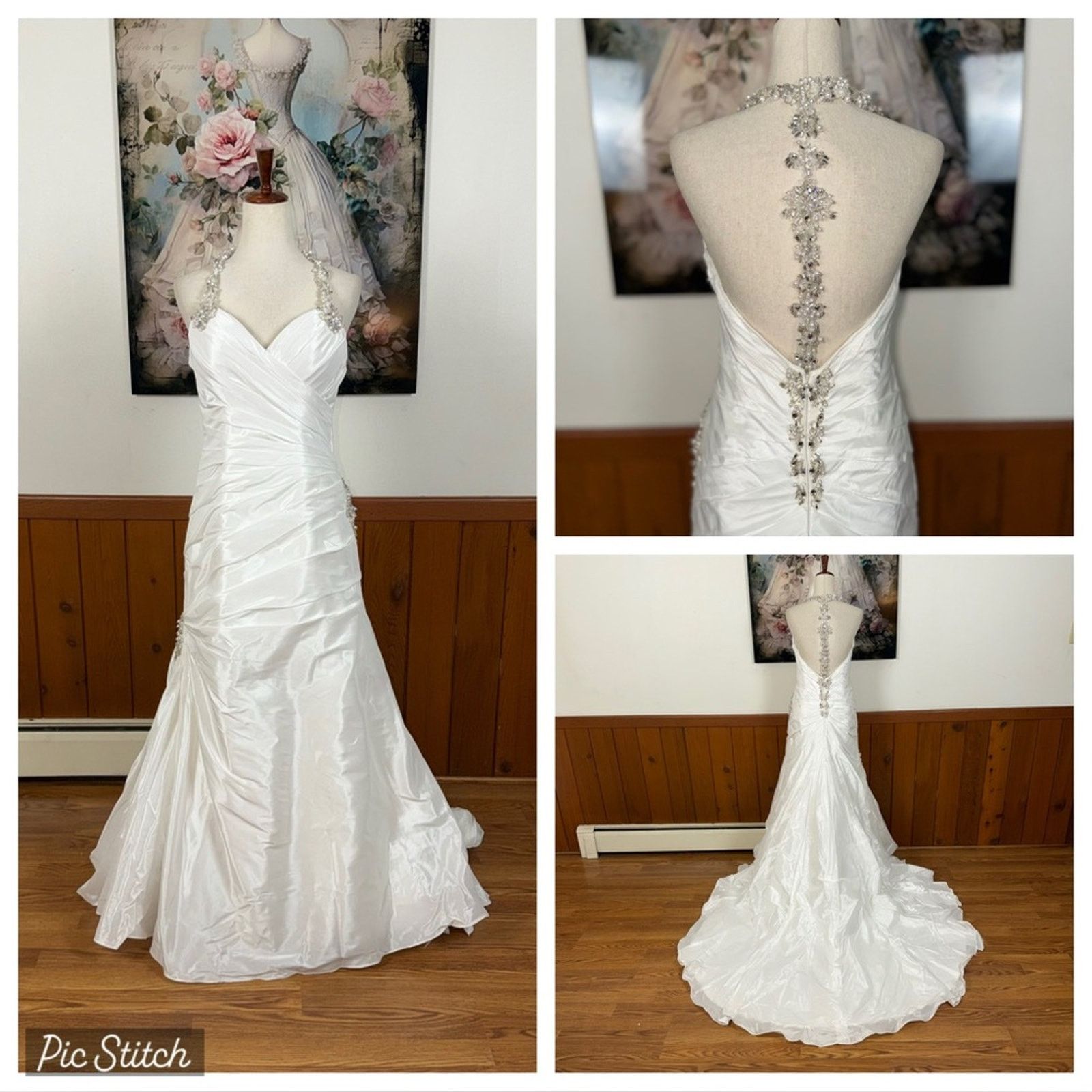 Other Beautiful Sottero & Midgley Ruched Taffeta Wedding Gown Size M / US 6-8 / IT 42-44 - 1 Thumbnail