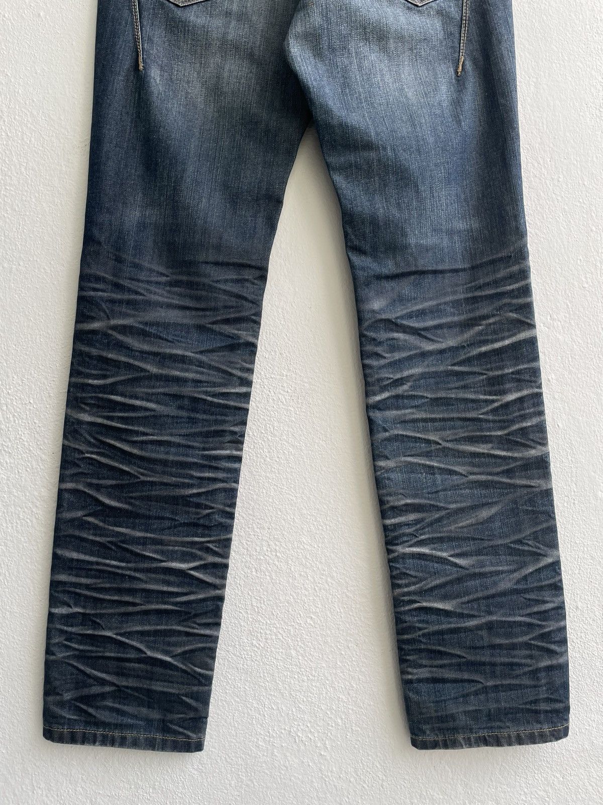 If Six Was Nine Vintage Semantic Design Japanese Clawmark Pattern Jeans Size US 32 / EU 48 - 9 Thumbnail