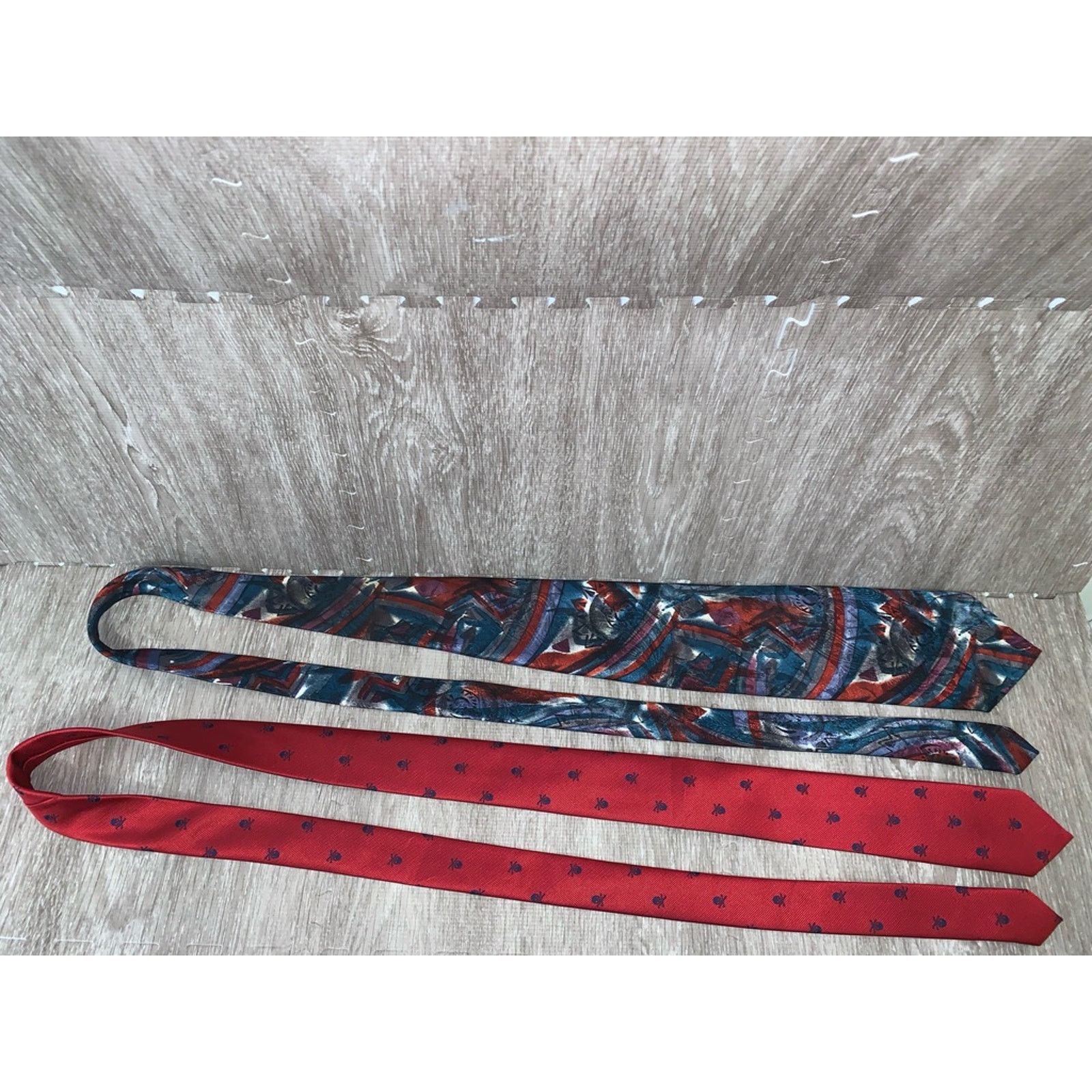 The Unbranded Brand Silk Tie Collection Set of 5 Geometric Designer Men's Ties Size ONE SIZE - 10 Thumbnail