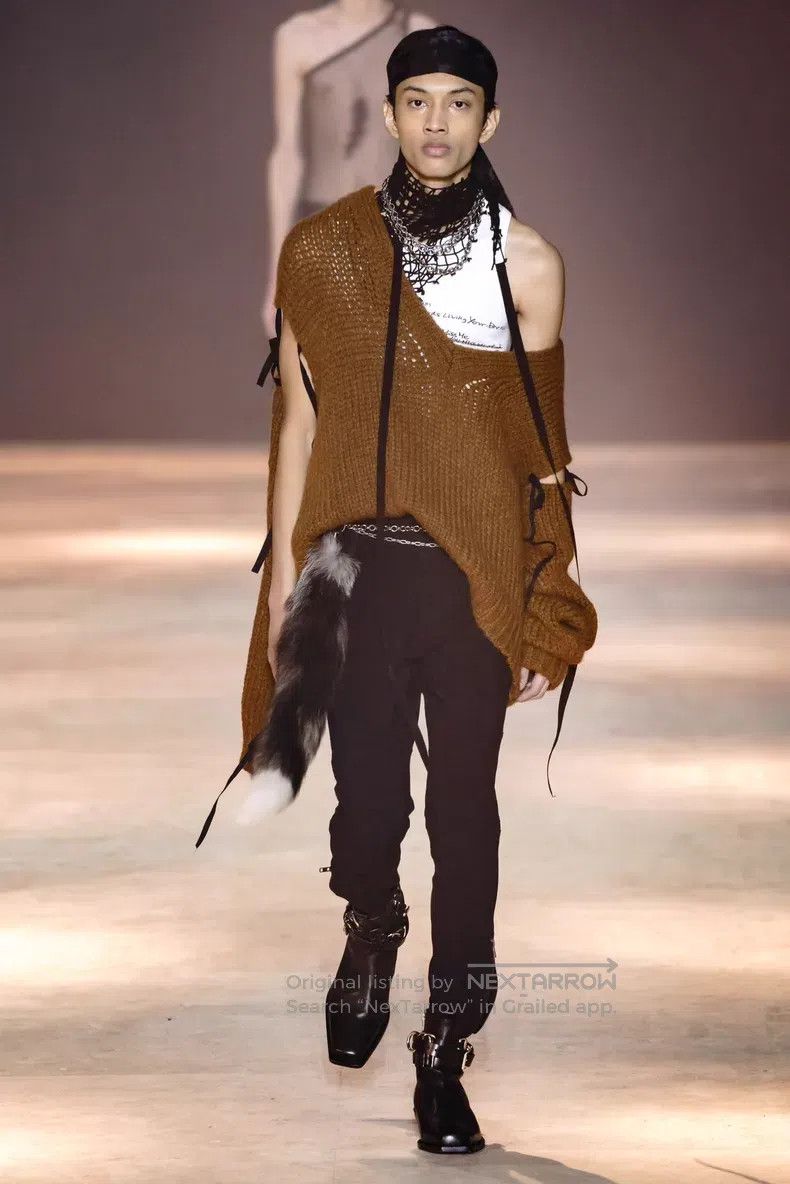 Ann Demeulemeester Ann Demeulemeester size M FW19 show model biker pants Size US 27 - 9 Thumbnail